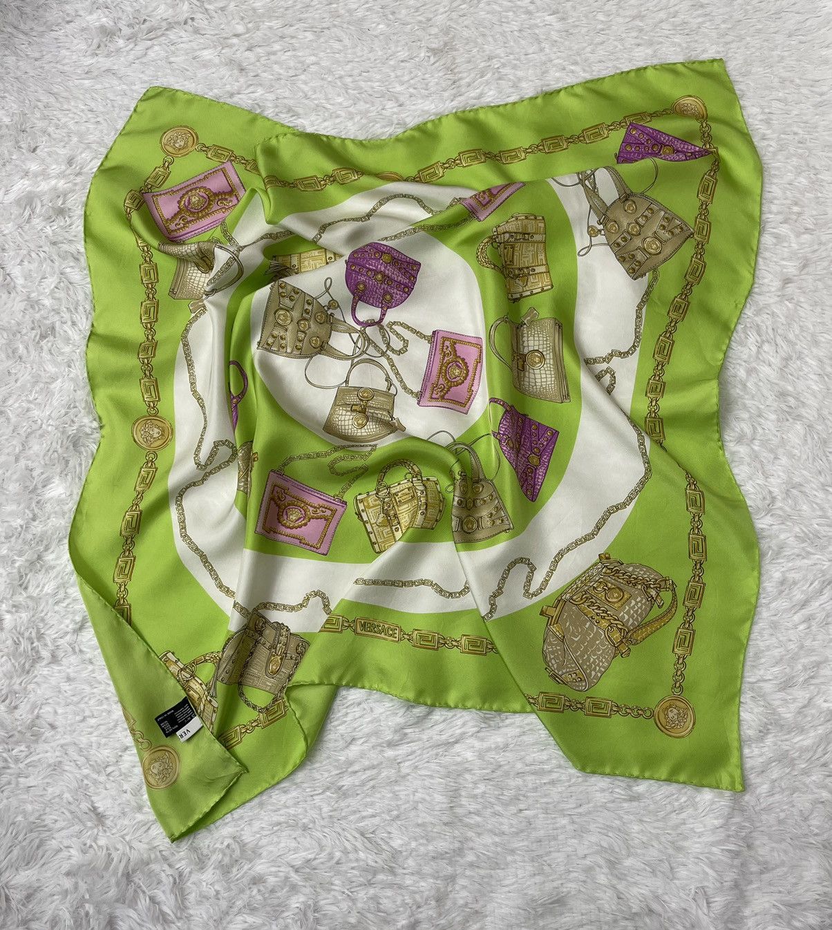 Versace Versace Luxury Silk Scarves Made in italy Size ONE SIZE - 8 Thumbnail