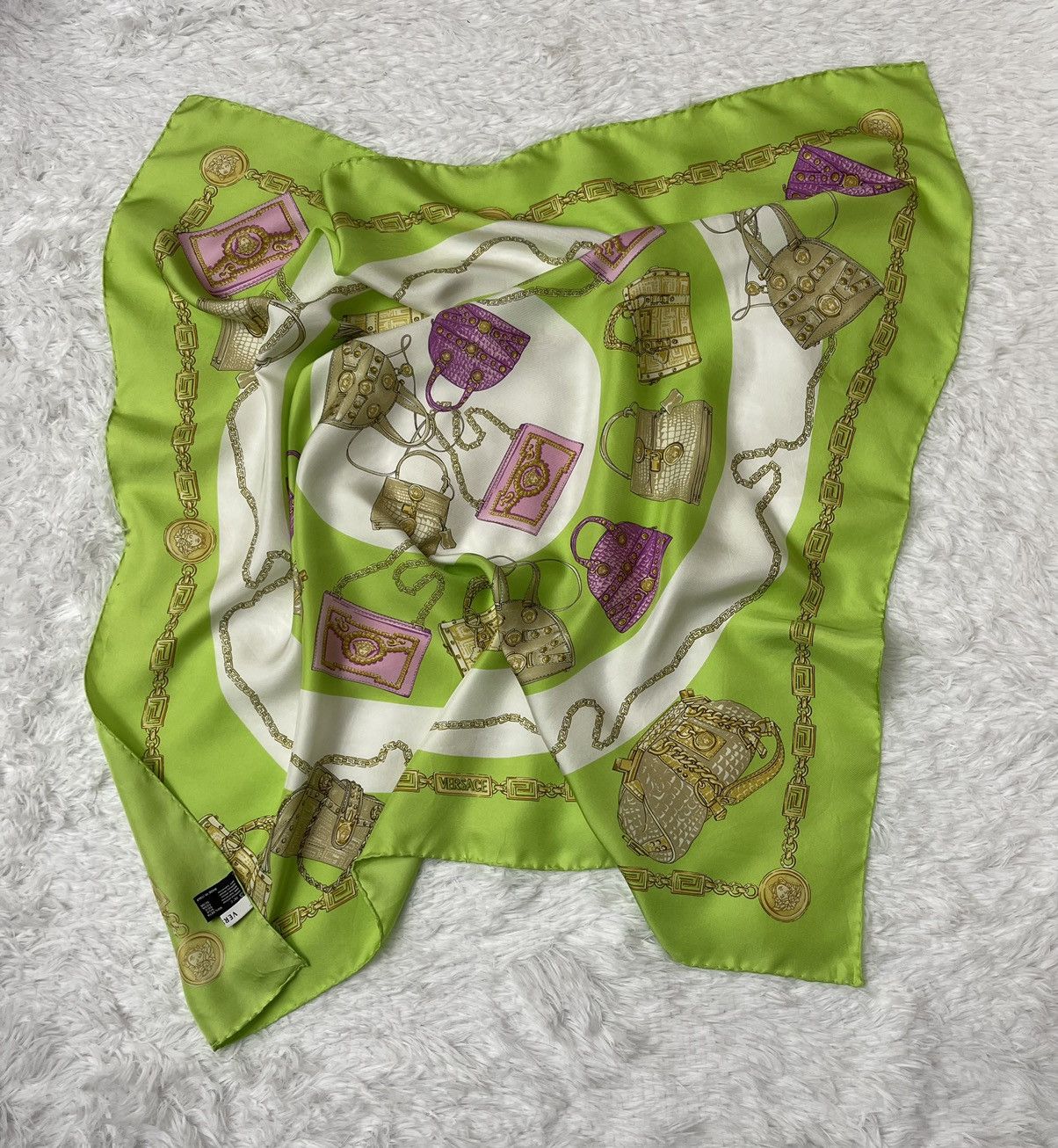 Versace Versace Luxury Silk Scarves Made in italy Size ONE SIZE - 15 Thumbnail