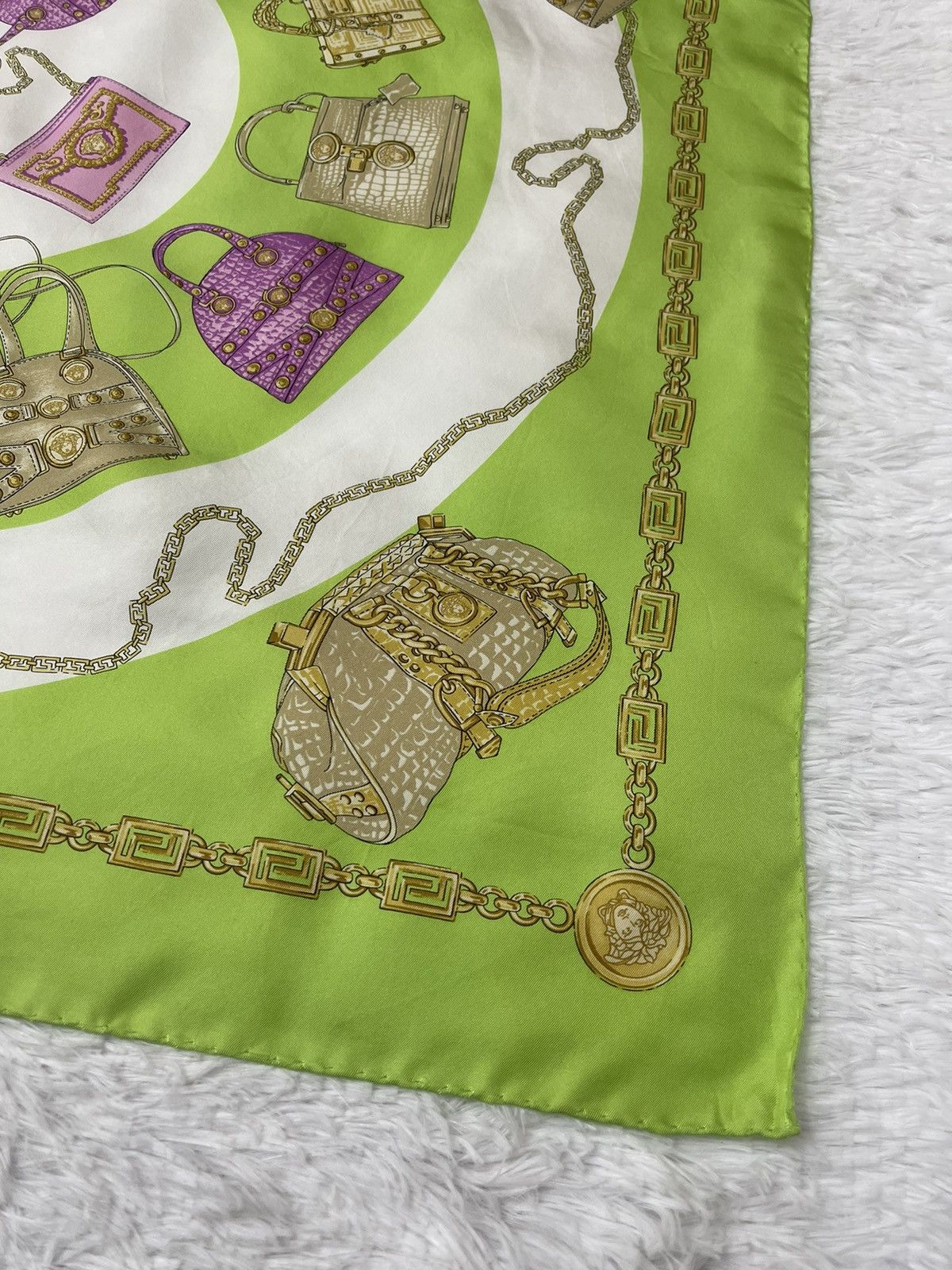 Versace Versace Luxury Silk Scarves Made in italy Size ONE SIZE - 10 Thumbnail