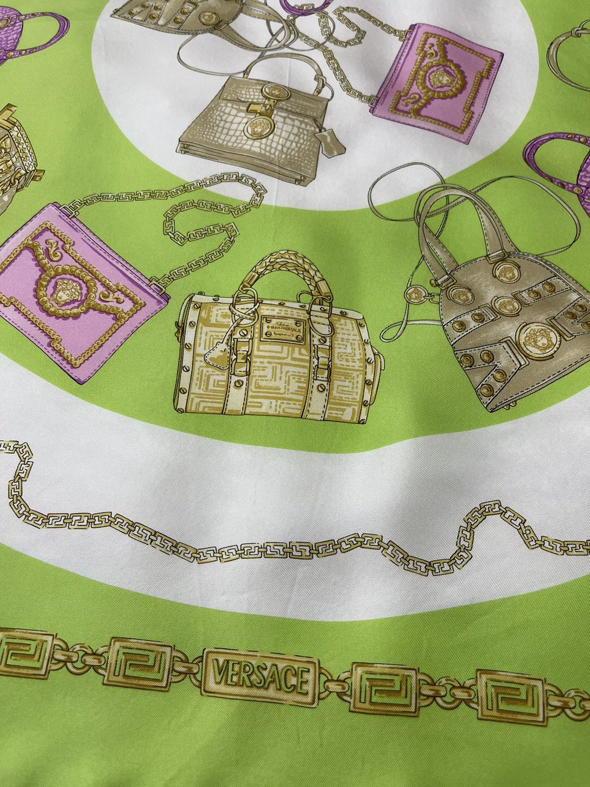 Versace Versace Luxury Silk Scarves Made in italy Size ONE SIZE - 9 Thumbnail