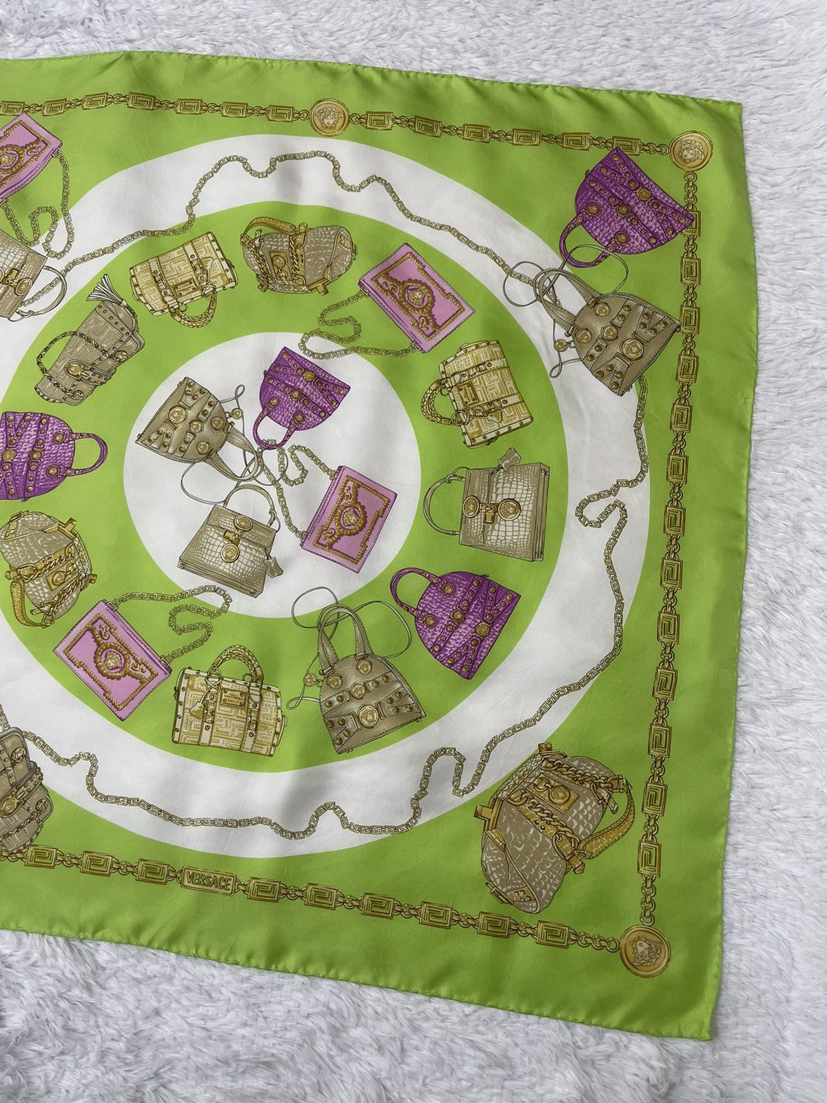 Versace Versace Luxury Silk Scarves Made in italy Size ONE SIZE - 5 Thumbnail