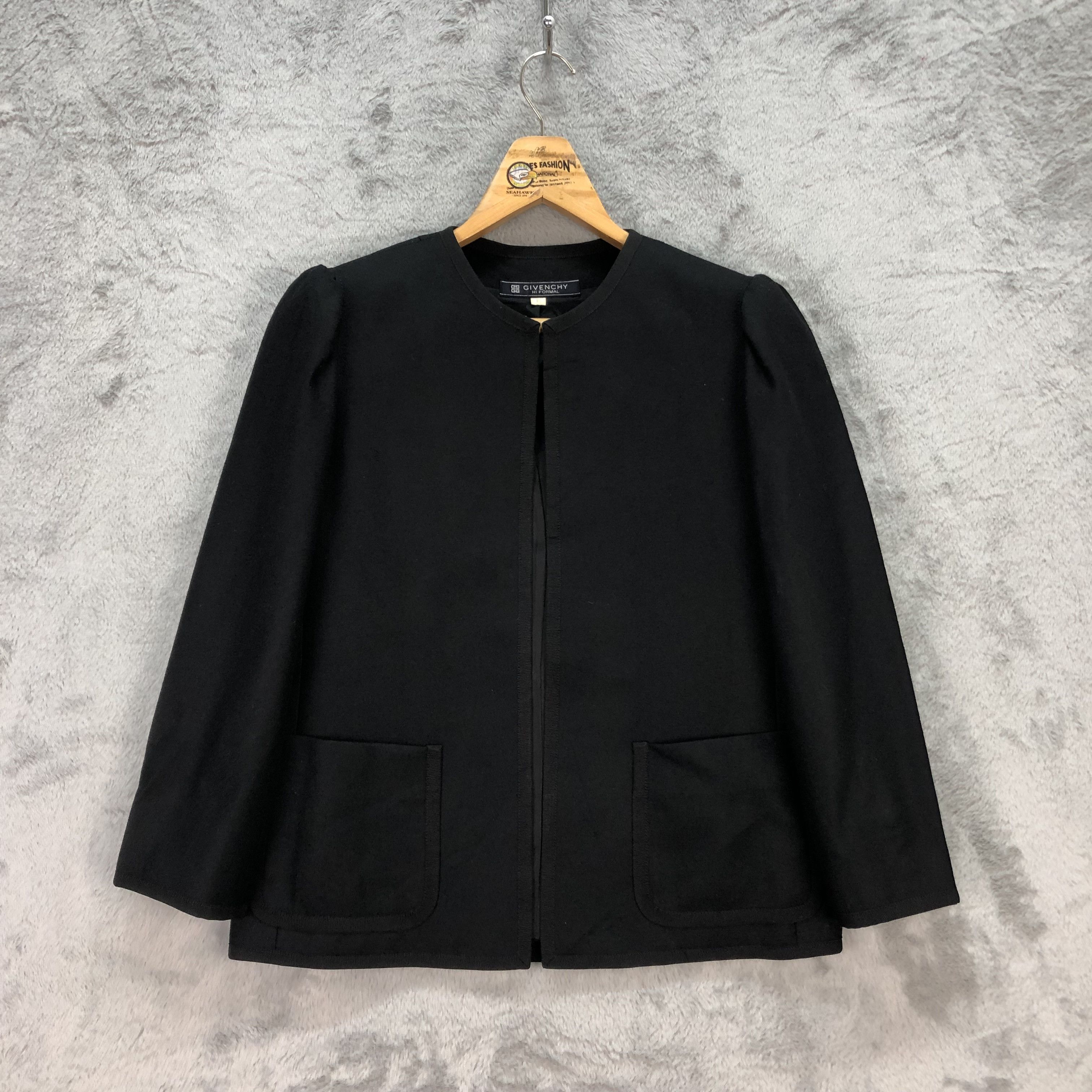 Givenchy Givenchy Hi-Formal Buttonless Jacket / Cardigan #1037-42 Size S / US 4 / IT 40 - 1 Thumbnail