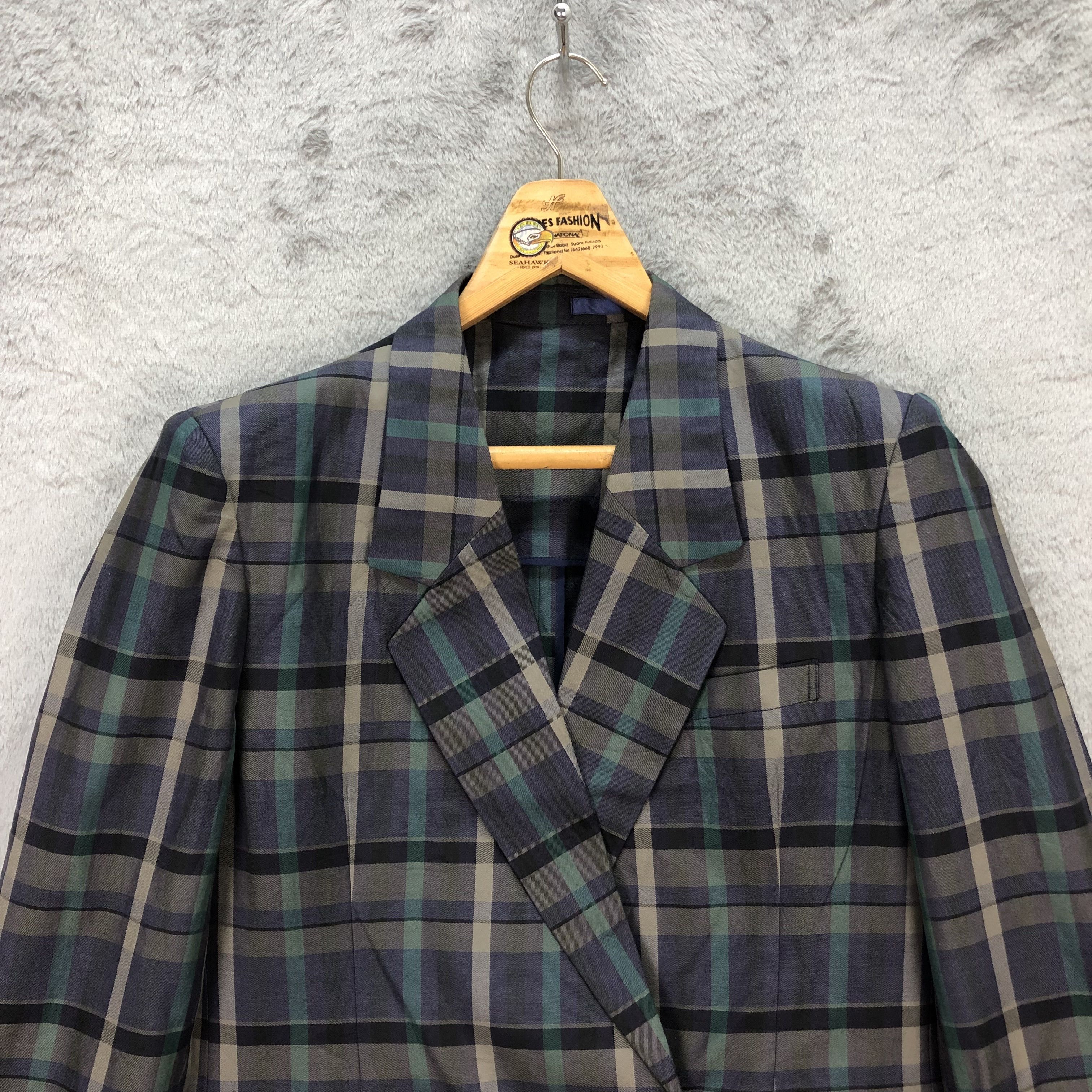Burberry Vintage Burberrys' Nova Check Suit Jacket / Blazer #1042-42 Size M / US 6-8 / IT 42-44 - 2 Thumbnail