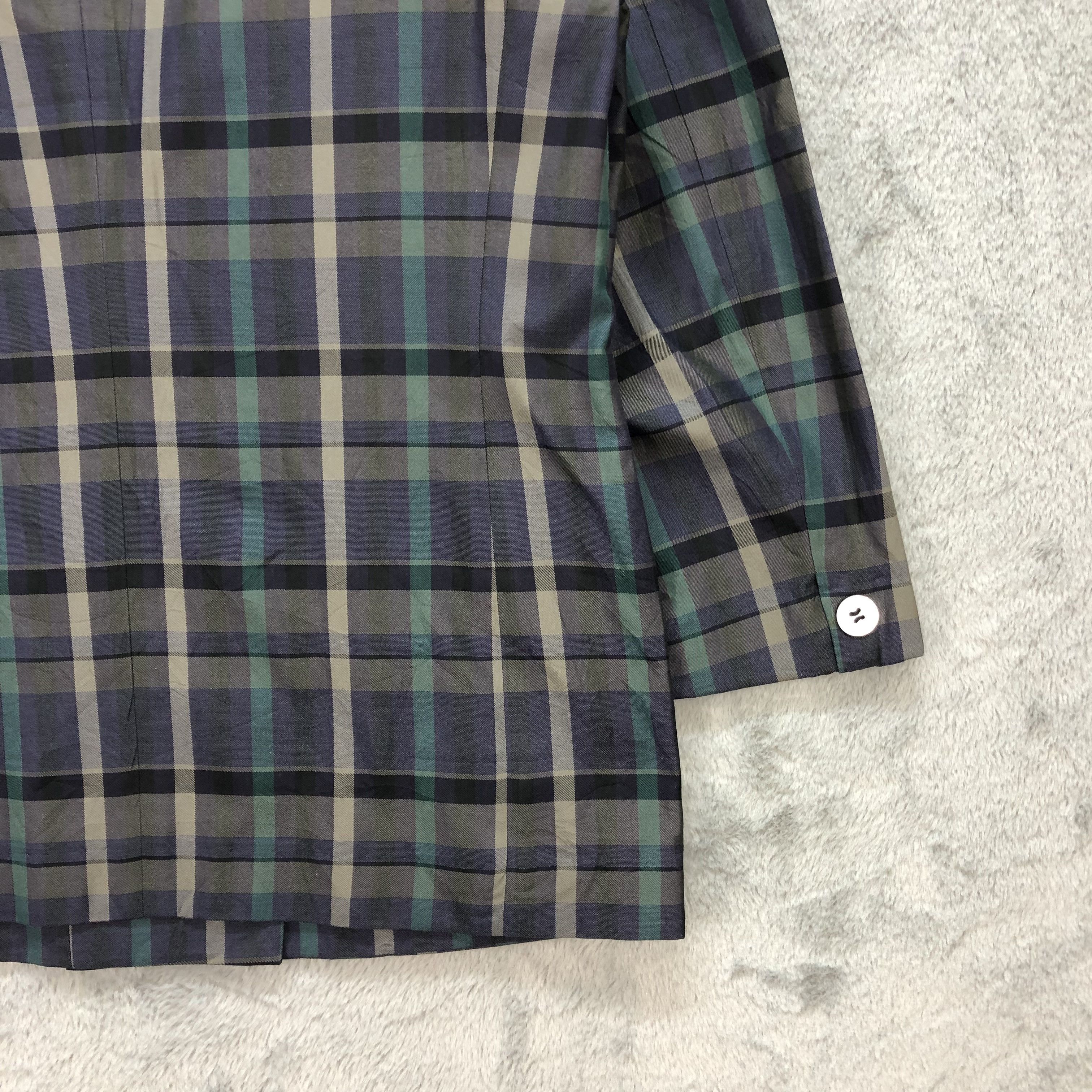 Burberry Vintage Burberrys' Nova Check Suit Jacket / Blazer #1042-42 Size M / US 6-8 / IT 42-44 - 13 Thumbnail