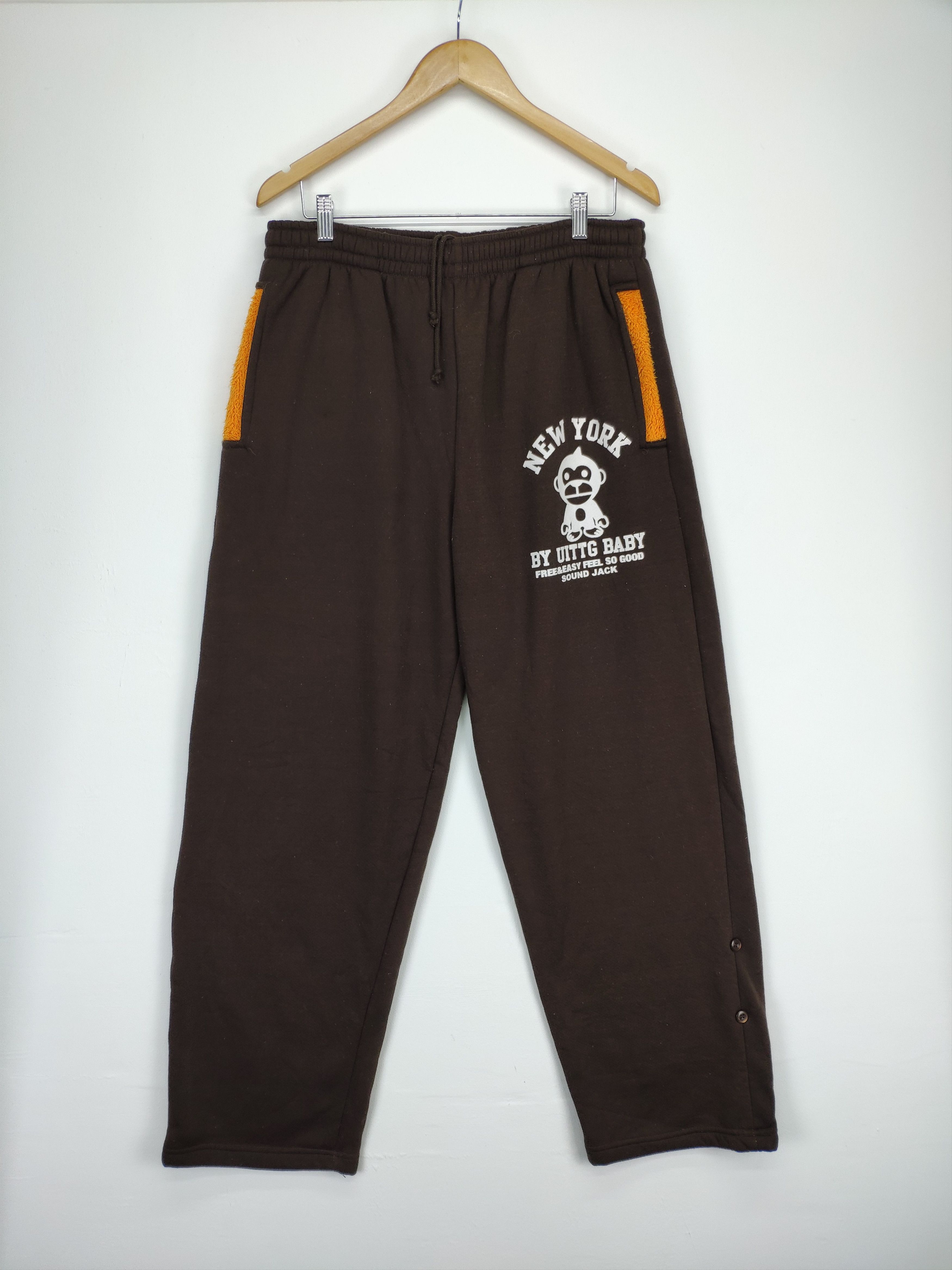 image of Vintage Uittg Baby Milo Sweatpants Bape, Men's (Size 34)