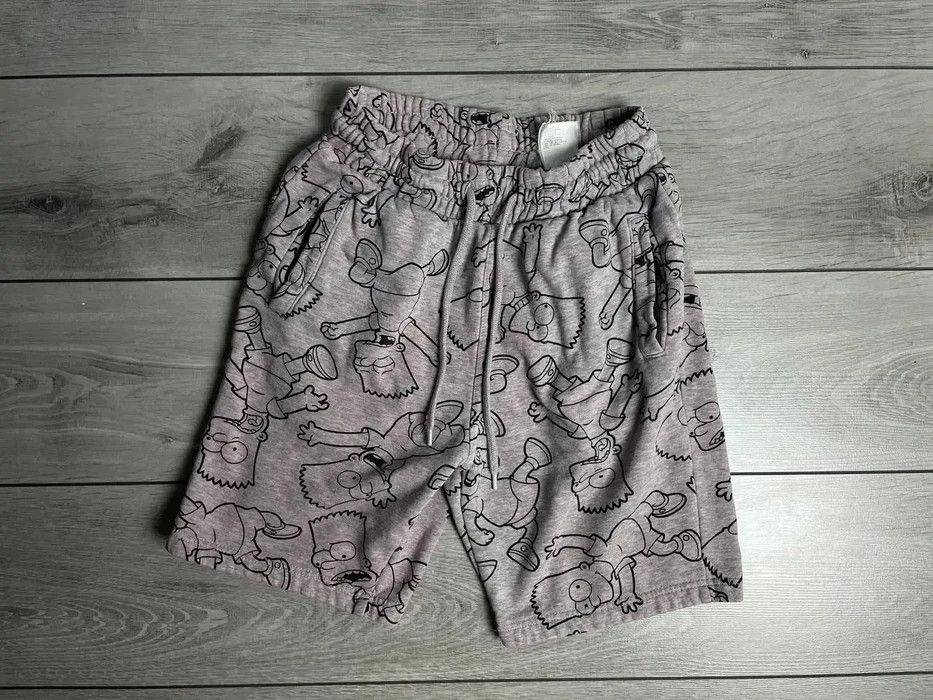 The Simpsons The Simpson shorts cotton anima band tee size Small grey Size US 30 / EU 46 - 1 Thumbnail