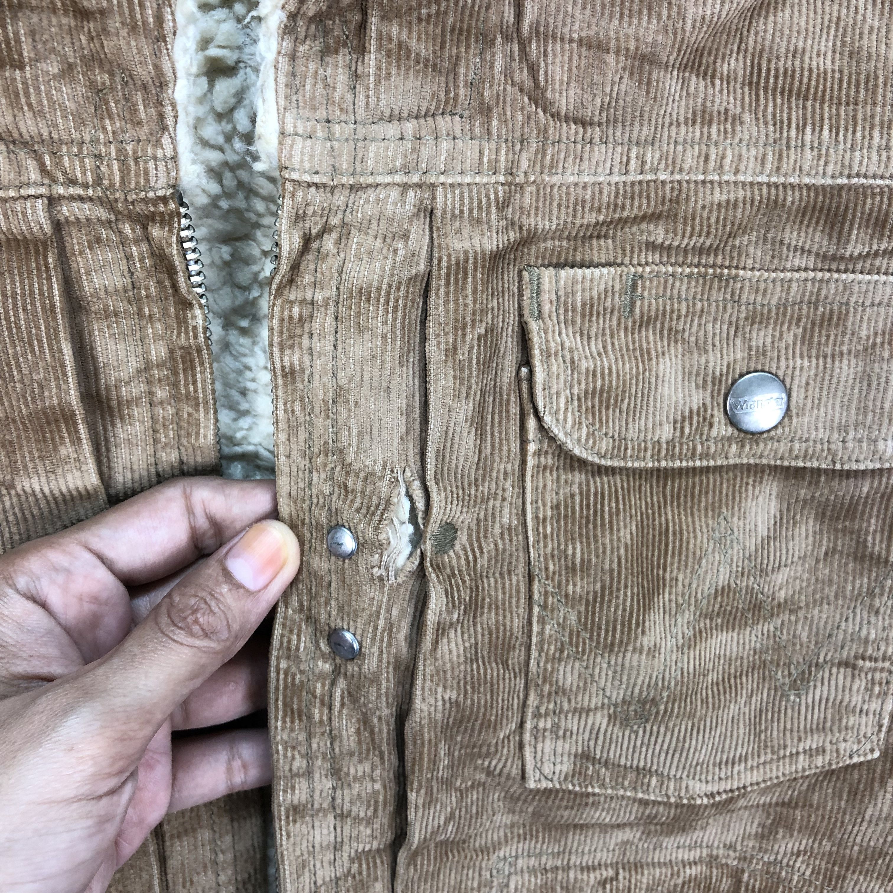 Wrangler Wrangler X Nano Universe Corduroy Shearling Jacket #4635-161 Size US S / EU 44-46 / 1 - 6 Thumbnail