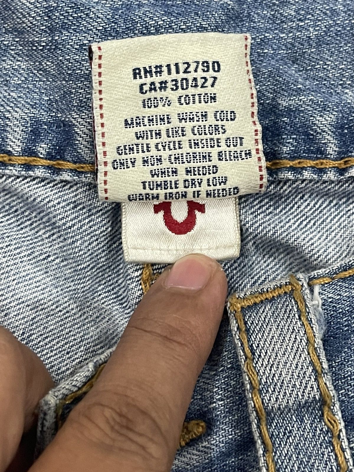 True Religion × Vintage Rare Distressed True Religion Flared Jeans Size 33 BOOT CUT Size US 33 - 7 Thumbnail