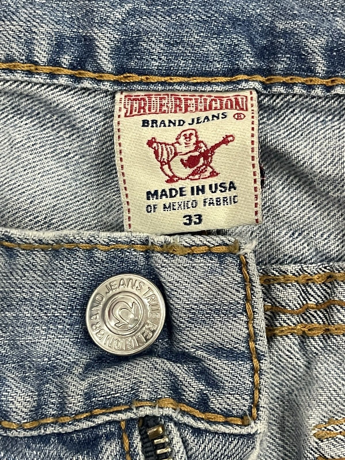True Religion × Vintage Rare Distressed True Religion Flared Jeans Size 33 BOOT CUT Size US 33 - 6 Thumbnail