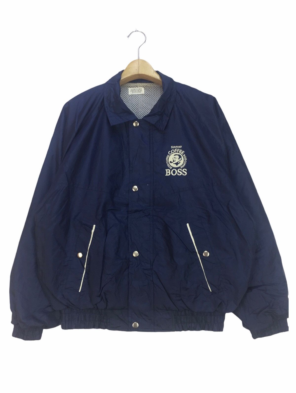 Japanese Brand × Vintage VINTAGE SUNTORY BOSS NYLON JACKET Size US L / EU 52-54 / 3 - 1 Thumbnail