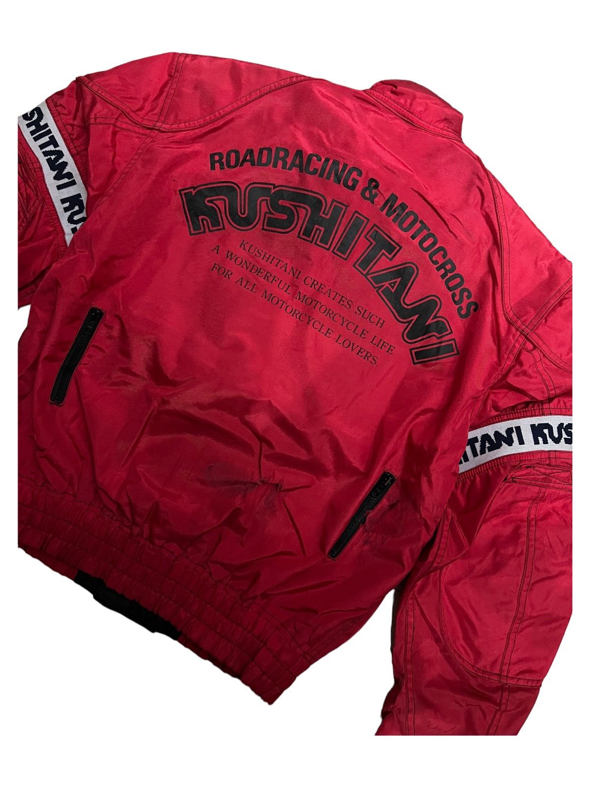 Japanese Brand VERY RARE VINTAGE JACKET KUSHITANI HOLE SHOT Size US M / EU 48-50 / 2 - 4 Thumbnail