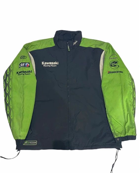 Vintage VERY RARE VINTAGE JACKET KAWASAKI RACING TEAM NINJA Size US L / EU 52-54 / 3 - 1 Thumbnail