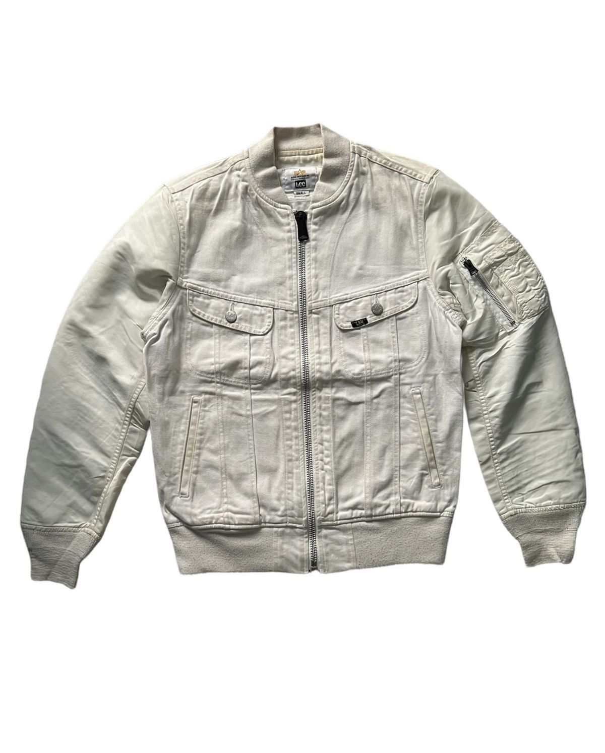 Alpha Industries VERY RARE JACKET ALPHA INDUSTRIES X LEE RIDERS DENIM JEANS Size US S / EU 44-46 / 1 - 1 Thumbnail