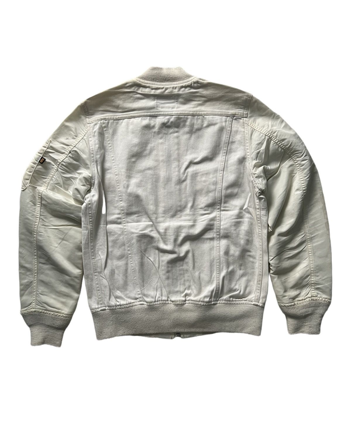 Alpha Industries VERY RARE JACKET ALPHA INDUSTRIES X LEE RIDERS DENIM JEANS Size US S / EU 44-46 / 1 - 2 Thumbnail