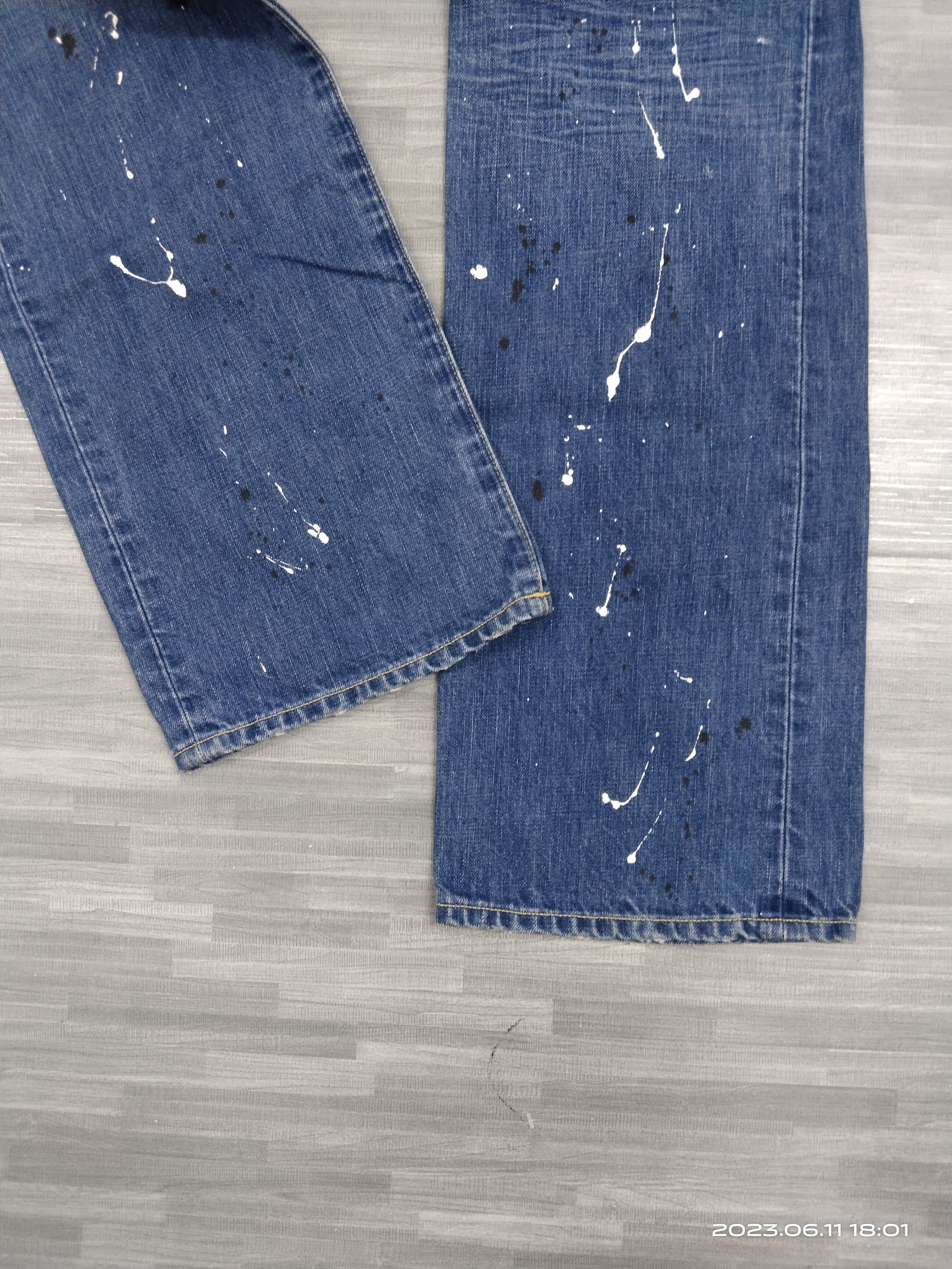 KUNA DiSTRESSED SPLATTER KUNNA INSPIRED Y'S Size US 32 / EU 48 - 6 Thumbnail