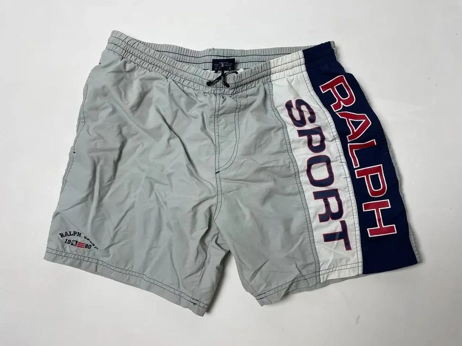 Polo Ralph Lauren Ralph Lauren sport shorts swimmer vintage size XLarge grey Size US 36 / EU 52 - 1 Thumbnail
