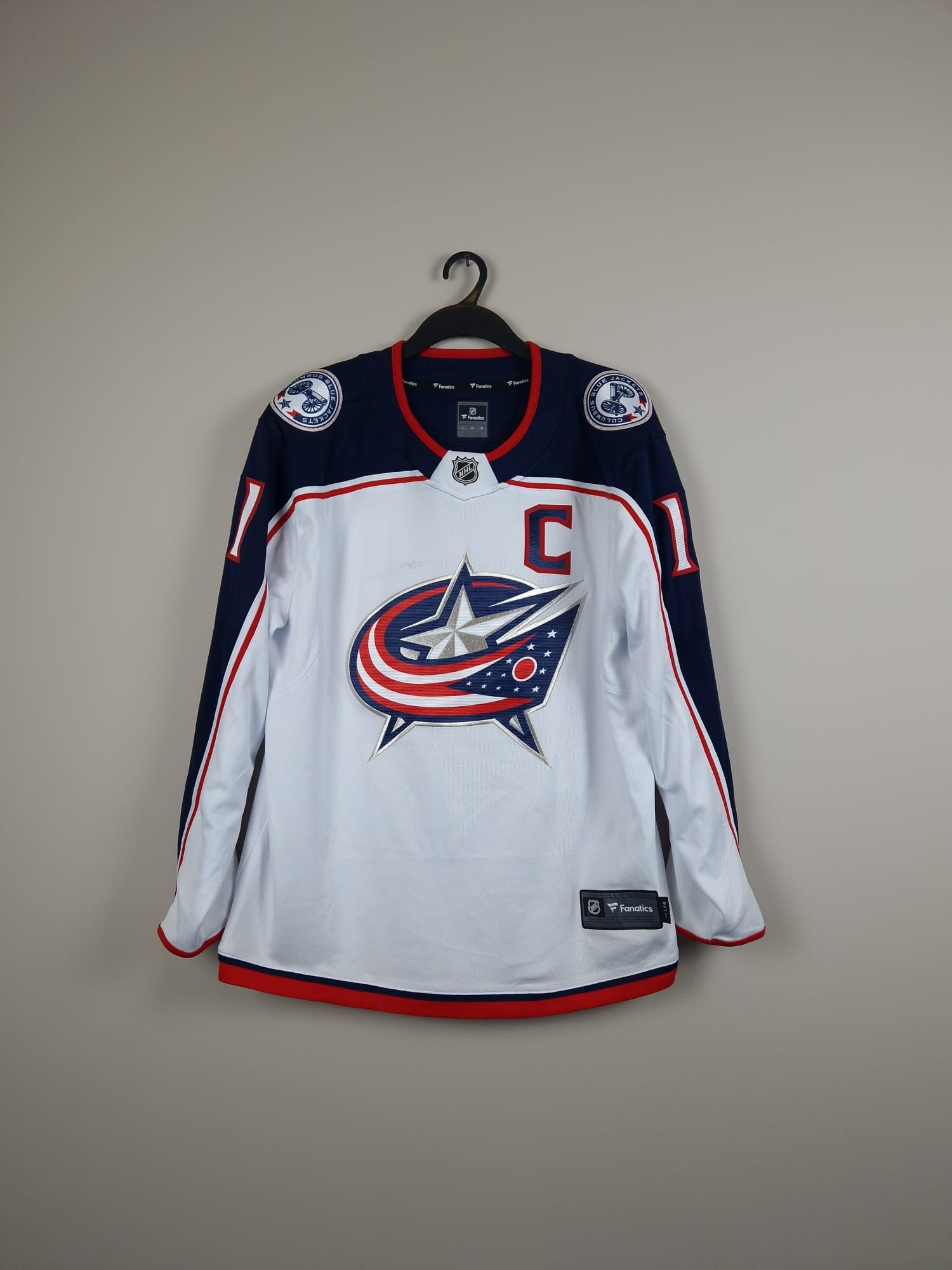 Musselman #11 Columbus Blue Jackets Fanatics Jersey White