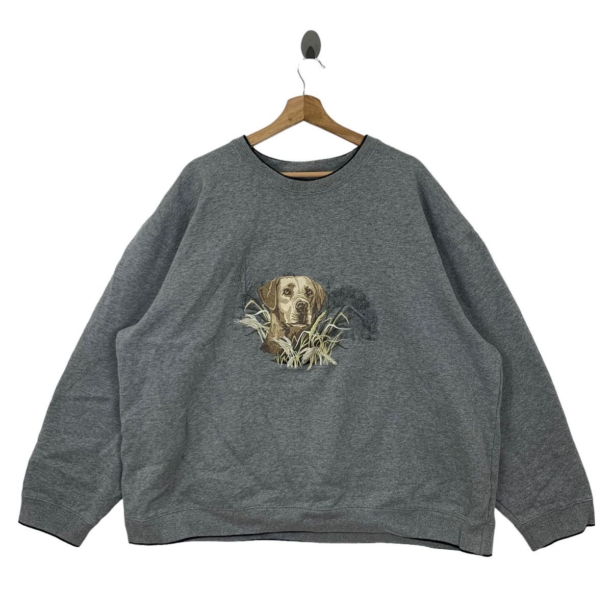 Croft & Barrow × Vintage Vintage Dog Pullover Jumper Crewneck Size US XXL / EU 58 / 5 - 1 Thumbnail