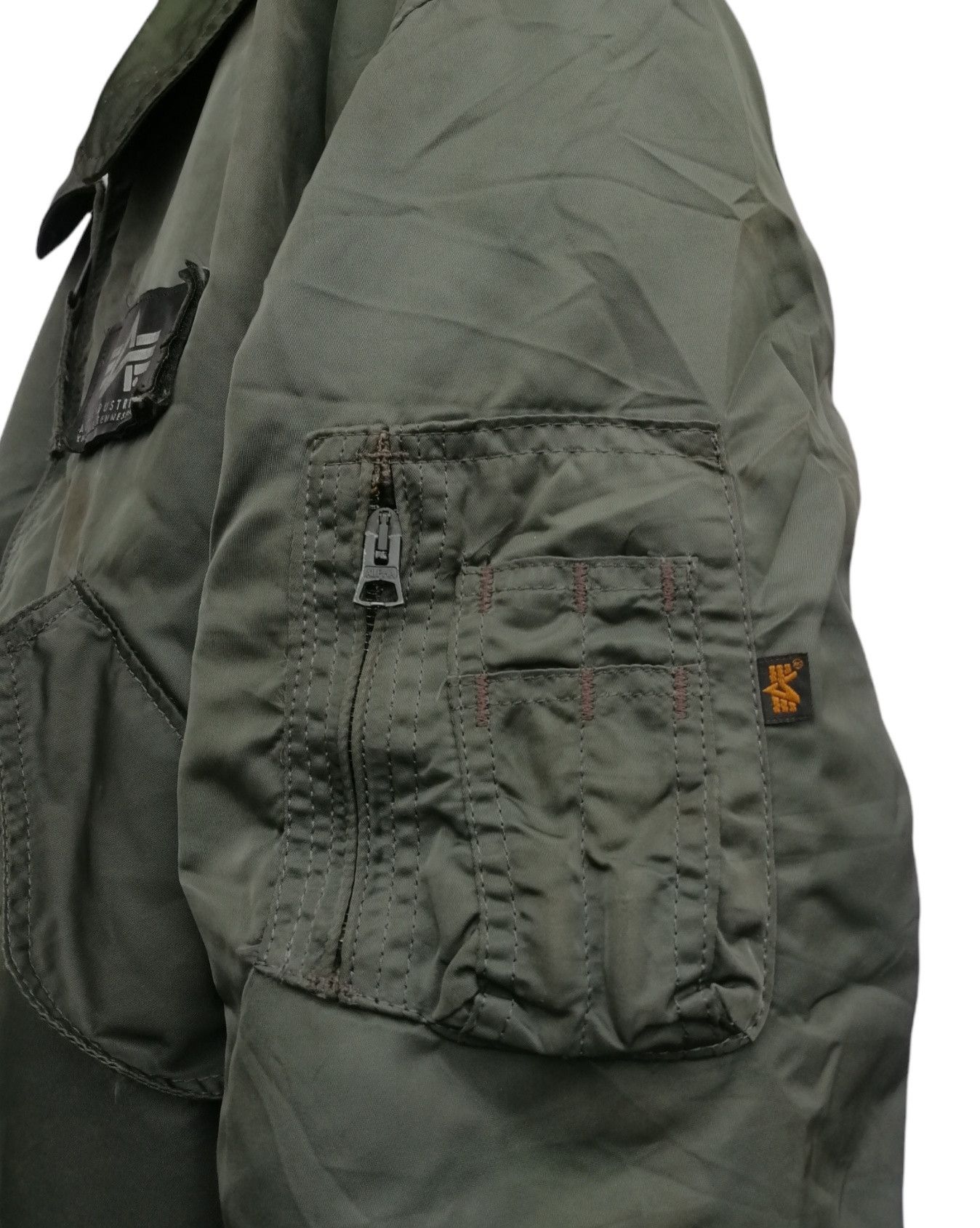 Alpha Industries × Vintage Vintage Ma1 Flayers ALPHA INDUSTRIES Bomber Jacket Size US L / EU 52-54 / 3 - 8 Thumbnail