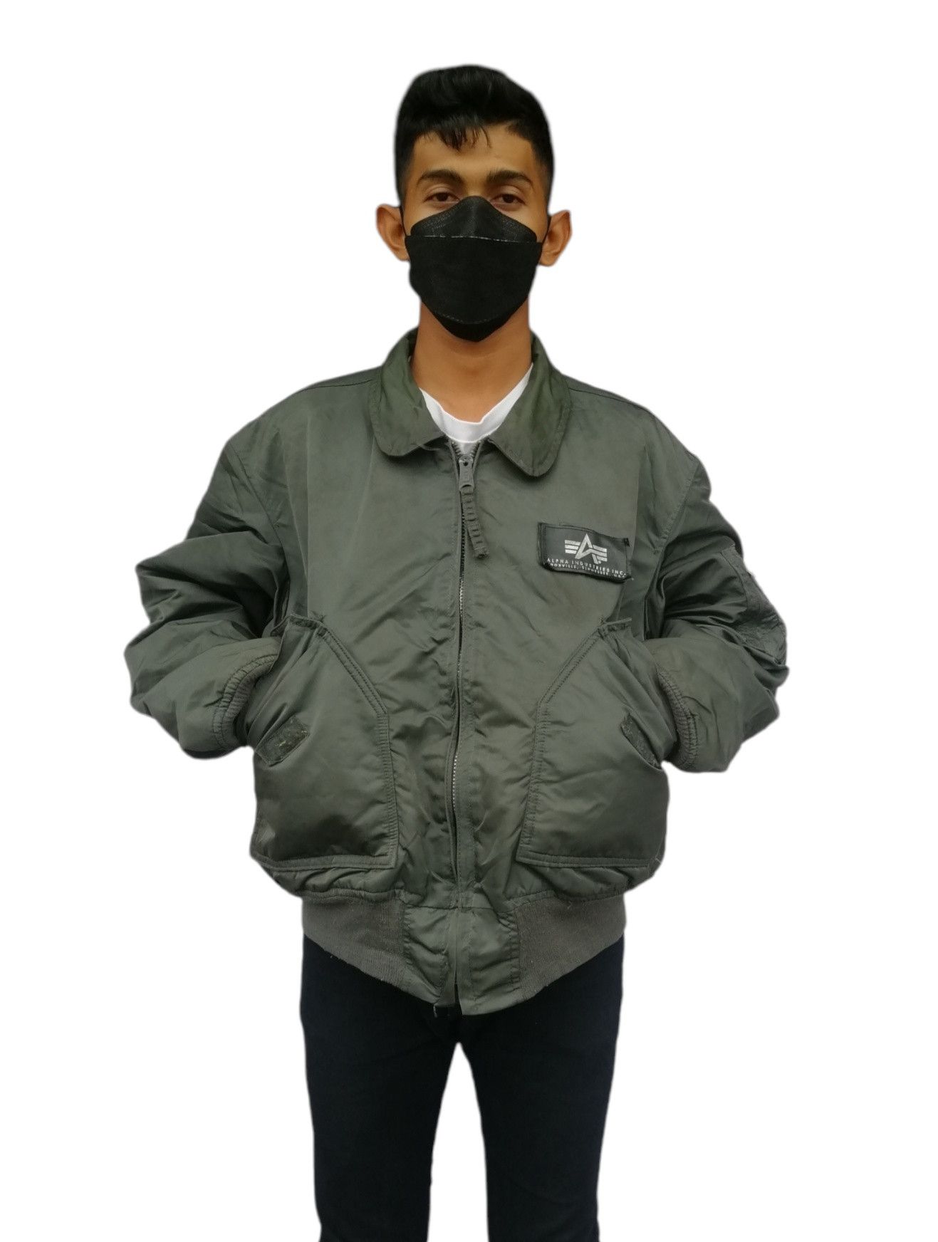 Alpha Industries × Vintage Vintage Ma1 Flayers ALPHA INDUSTRIES Bomber Jacket Size US L / EU 52-54 / 3 - 3 Thumbnail