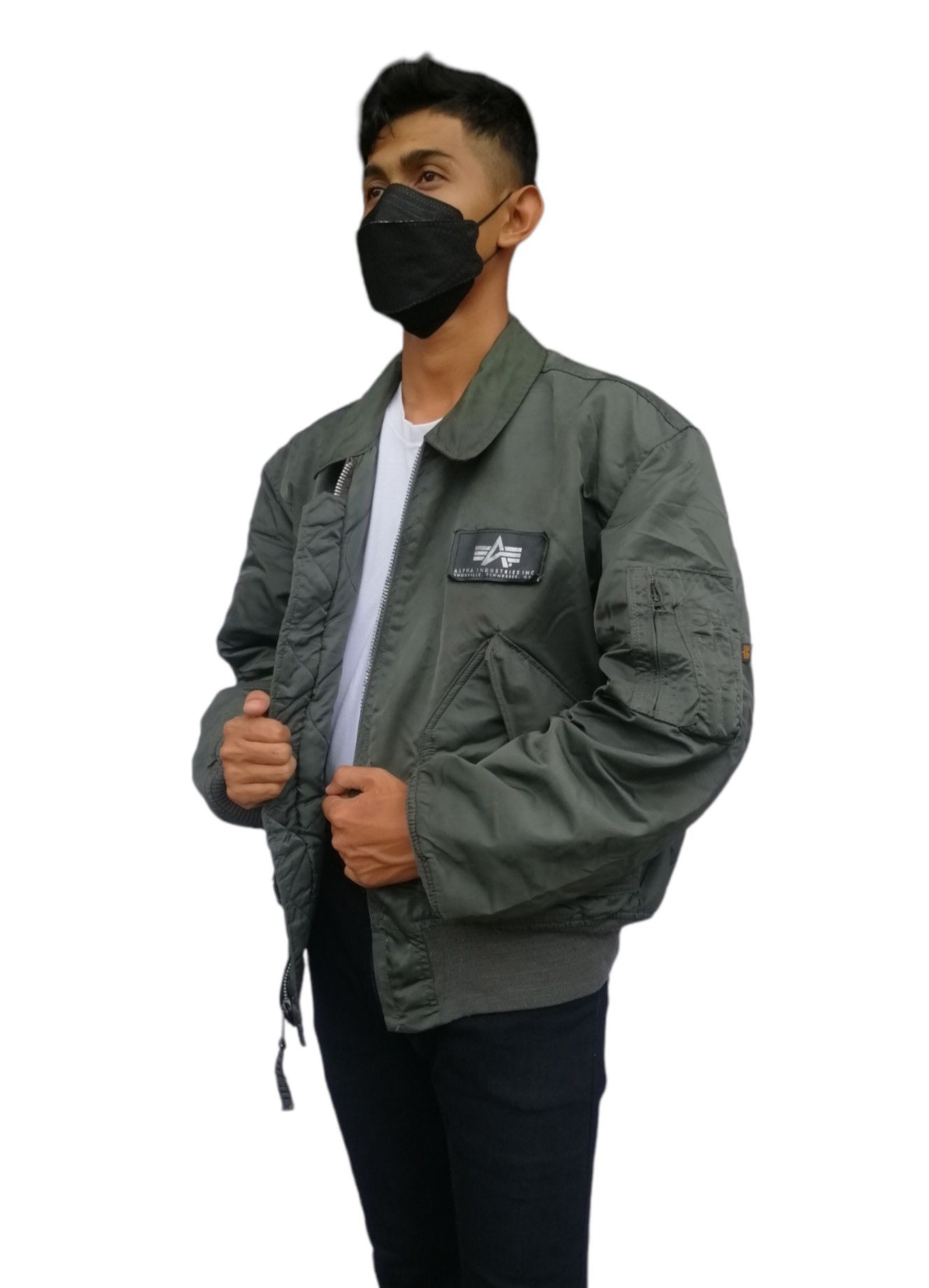Alpha Industries × Vintage Vintage Ma1 Flayers ALPHA INDUSTRIES Bomber Jacket Size US L / EU 52-54 / 3 - 1 Thumbnail