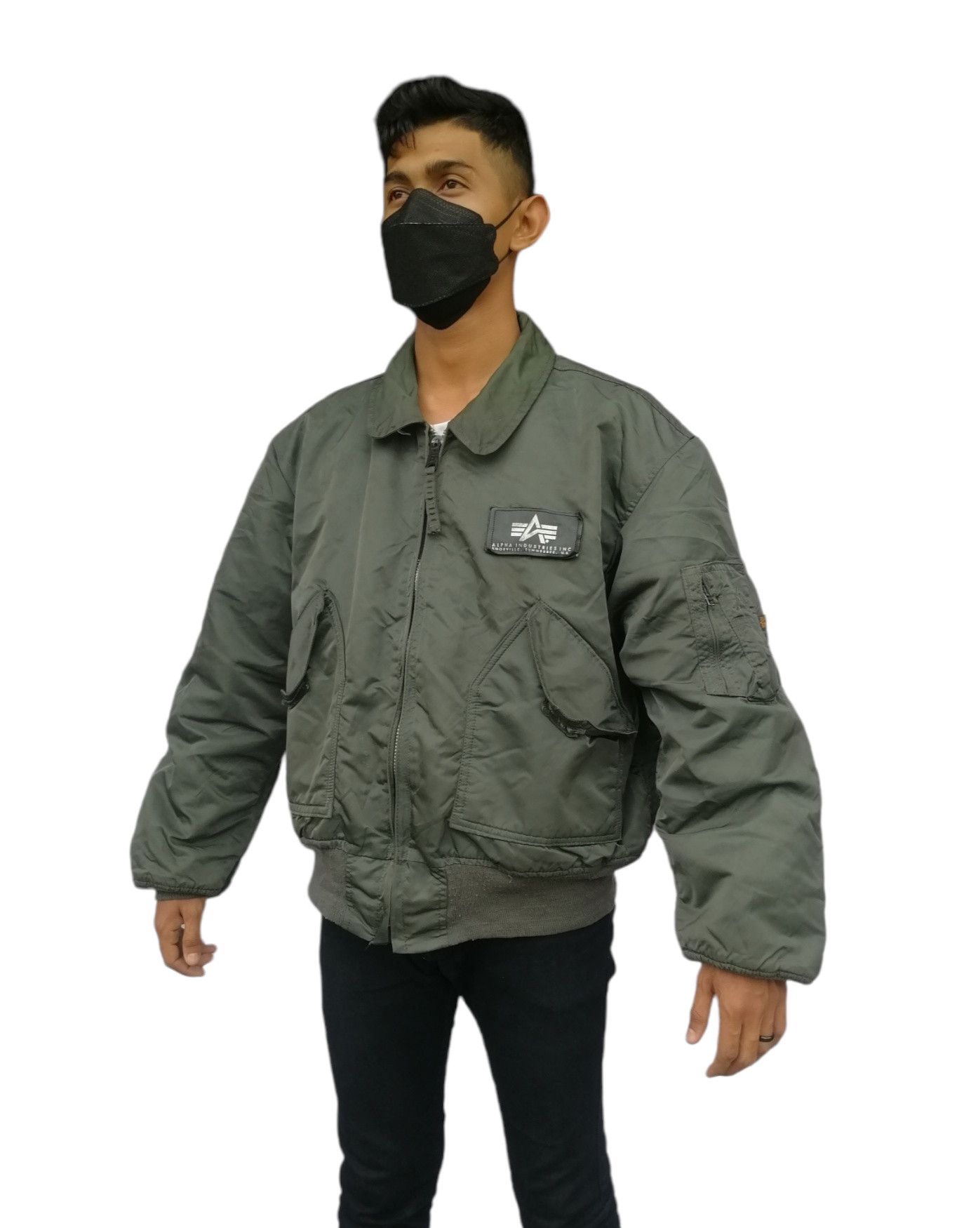 Alpha Industries × Vintage Vintage Ma1 Flayers ALPHA INDUSTRIES Bomber Jacket Size US L / EU 52-54 / 3 - 4 Thumbnail