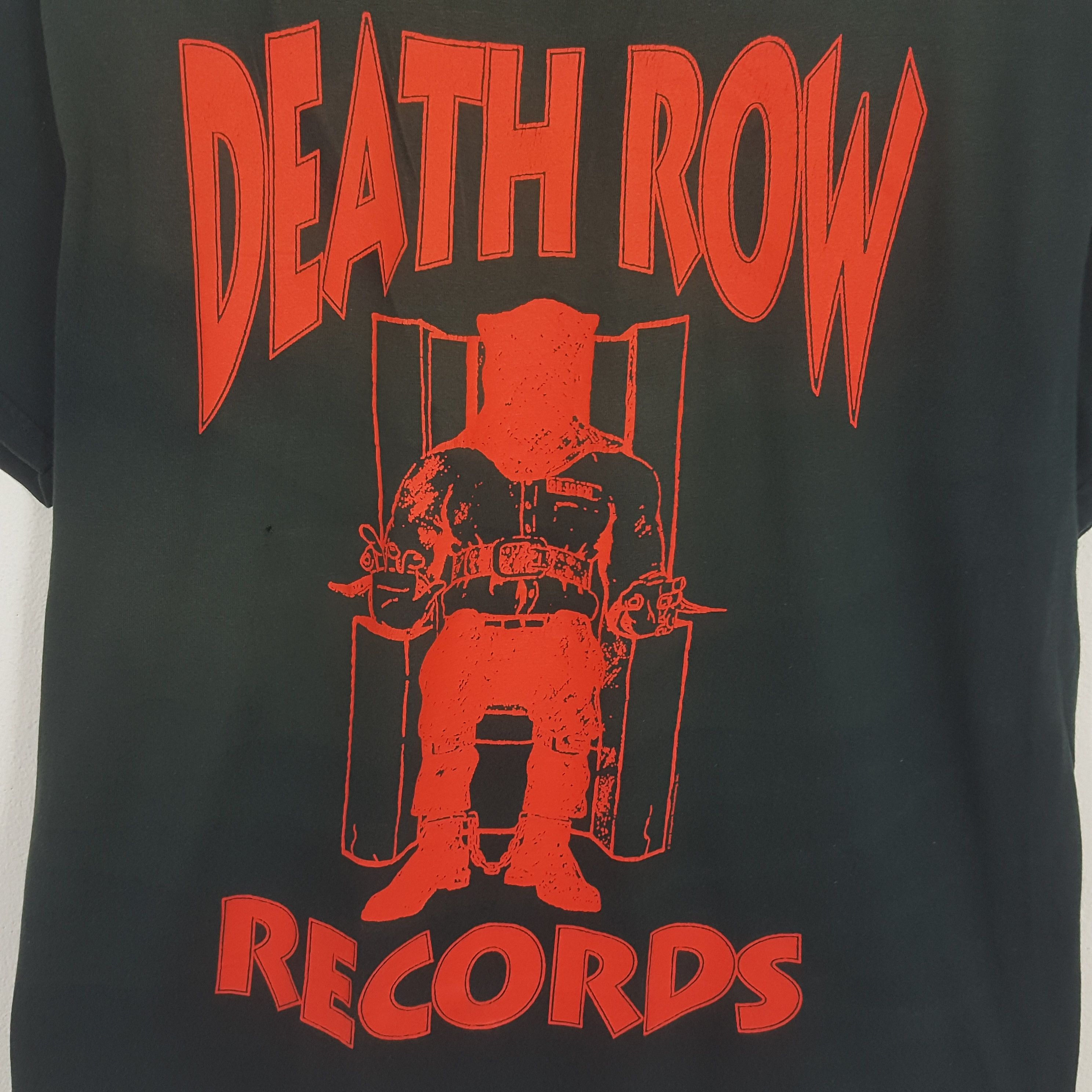 Death Row Records × Rap Tees × Vintage Vintage DEATH ROW RECORDS Rapper HipHop Lable T-shirt Size US XL / EU 56 / 4 - 2 Thumbnail