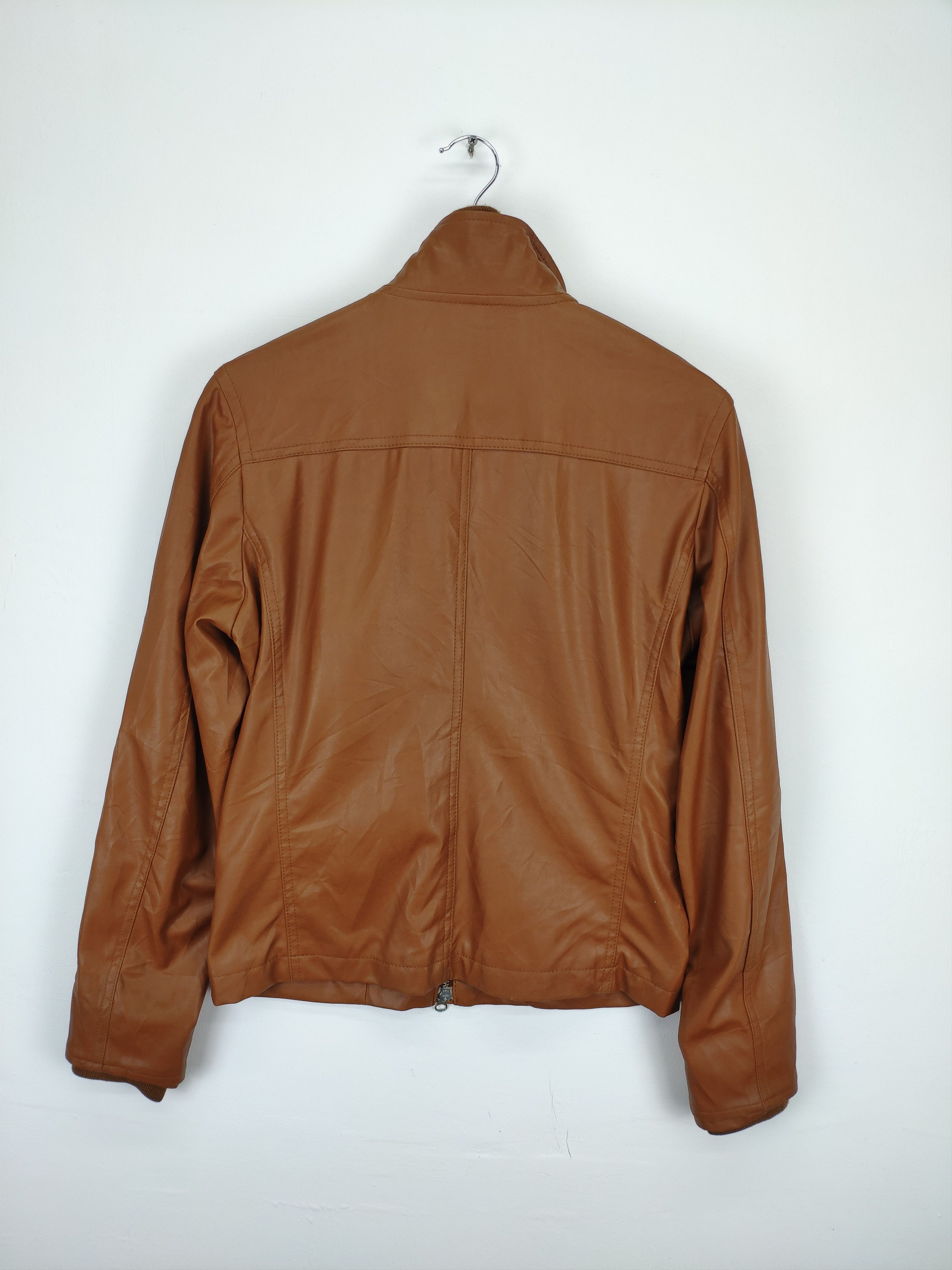 Japanese Brand × Takeo Kikuchi Vintage Takeo Kikuchi PU Leather Zip Up Jacket Size US M / EU 48-50 / 2 - 10 Thumbnail