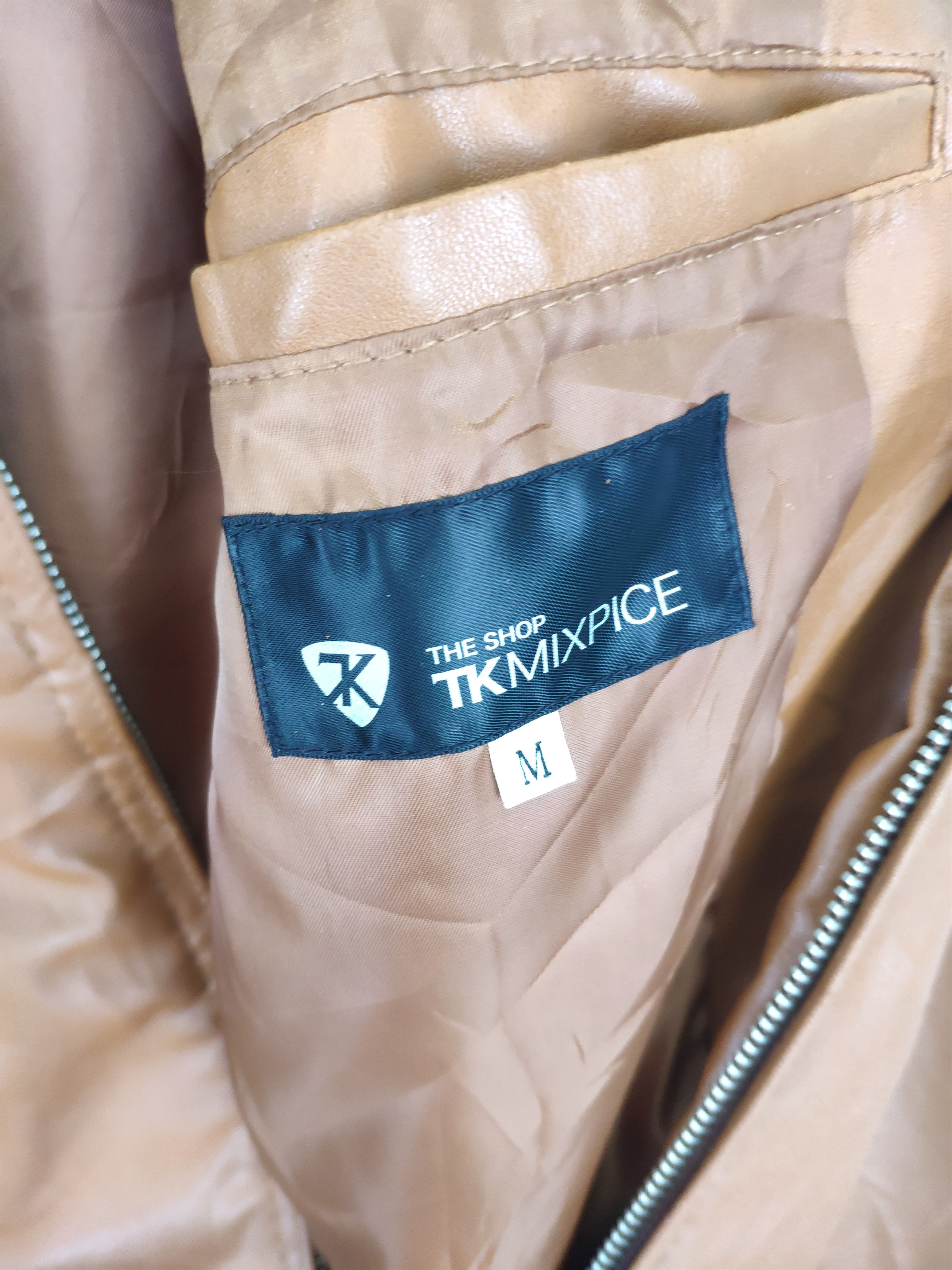 Japanese Brand × Takeo Kikuchi Vintage Takeo Kikuchi PU Leather Zip Up Jacket Size US M / EU 48-50 / 2 - 8 Thumbnail