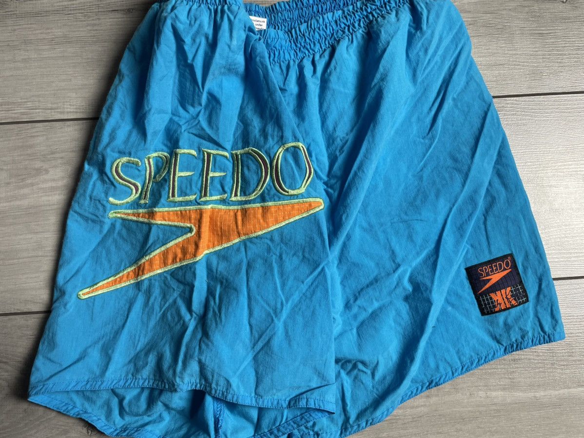 Speedo Speedo shorts embroidered logo vintage size Large Size US 34 / EU 50 - 2 Thumbnail