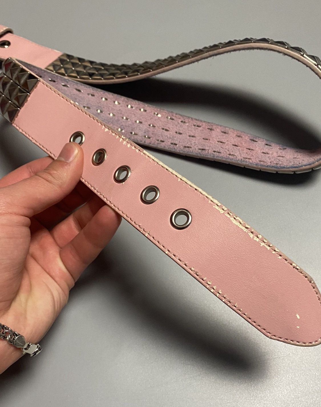 Other Belt y2k rhinestones pink Size ONE SIZE - 4 Thumbnail