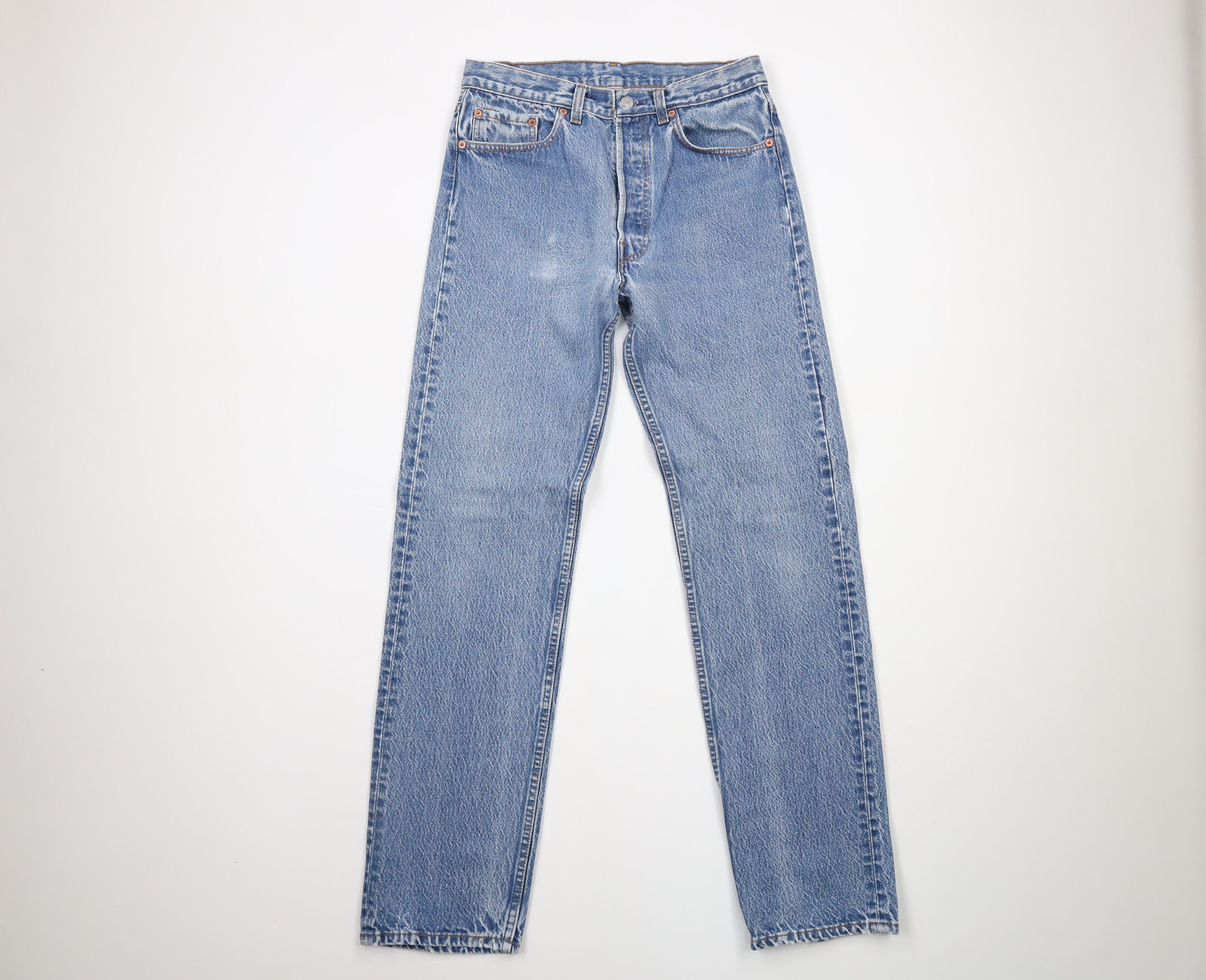 image of 80's Levis 501Xx Original Button Fly Denim Jeans Usa in Blue, Men's (Size 30)