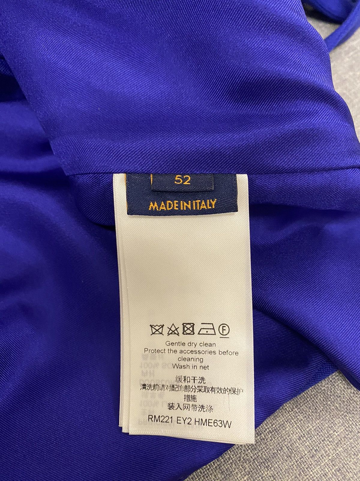 Louis Vuitton Louis Vuitton Amen Break blue wool hook detail gilet 52 Size 52R - 10 Thumbnail