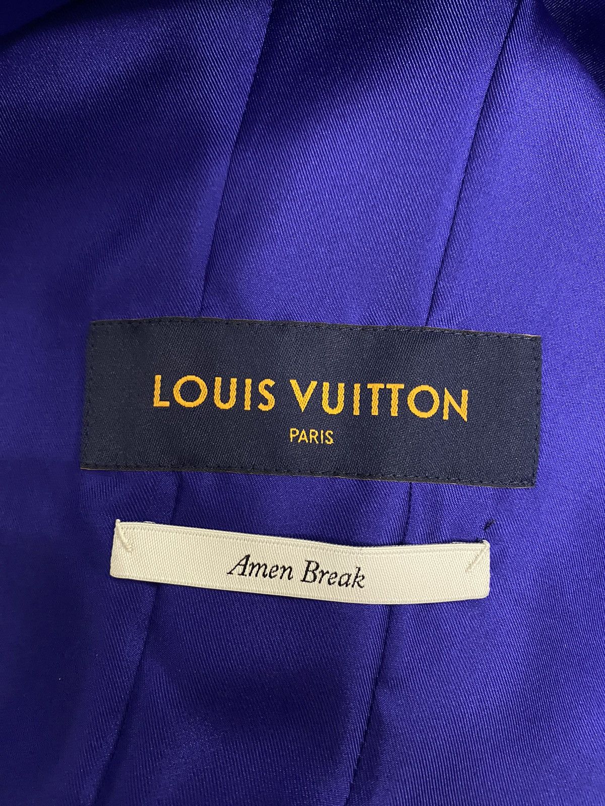 Louis Vuitton Louis Vuitton Amen Break blue wool hook detail gilet 52 Size 52R - 9 Thumbnail