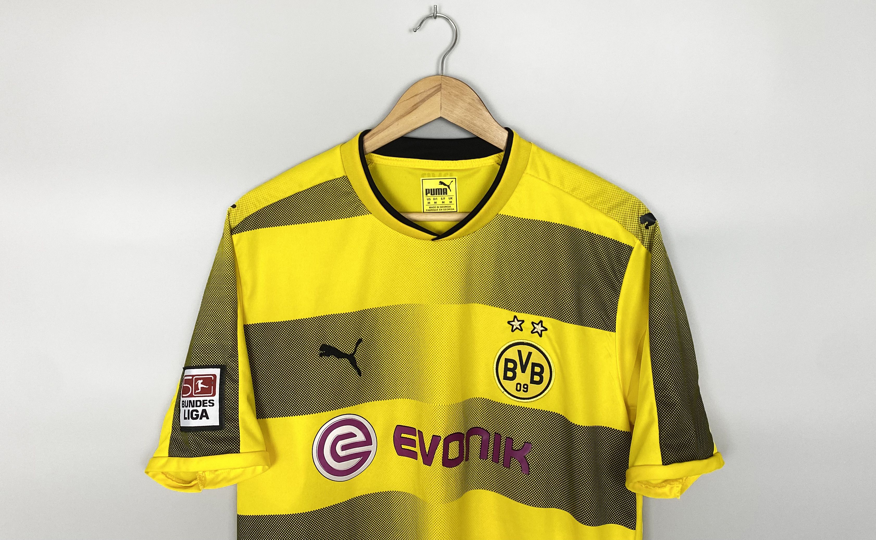 Puma Borussia Dortmund 2012 2013 Football Soccer Jersey Size US M / EU 48-50 / 2 - 2 Thumbnail
