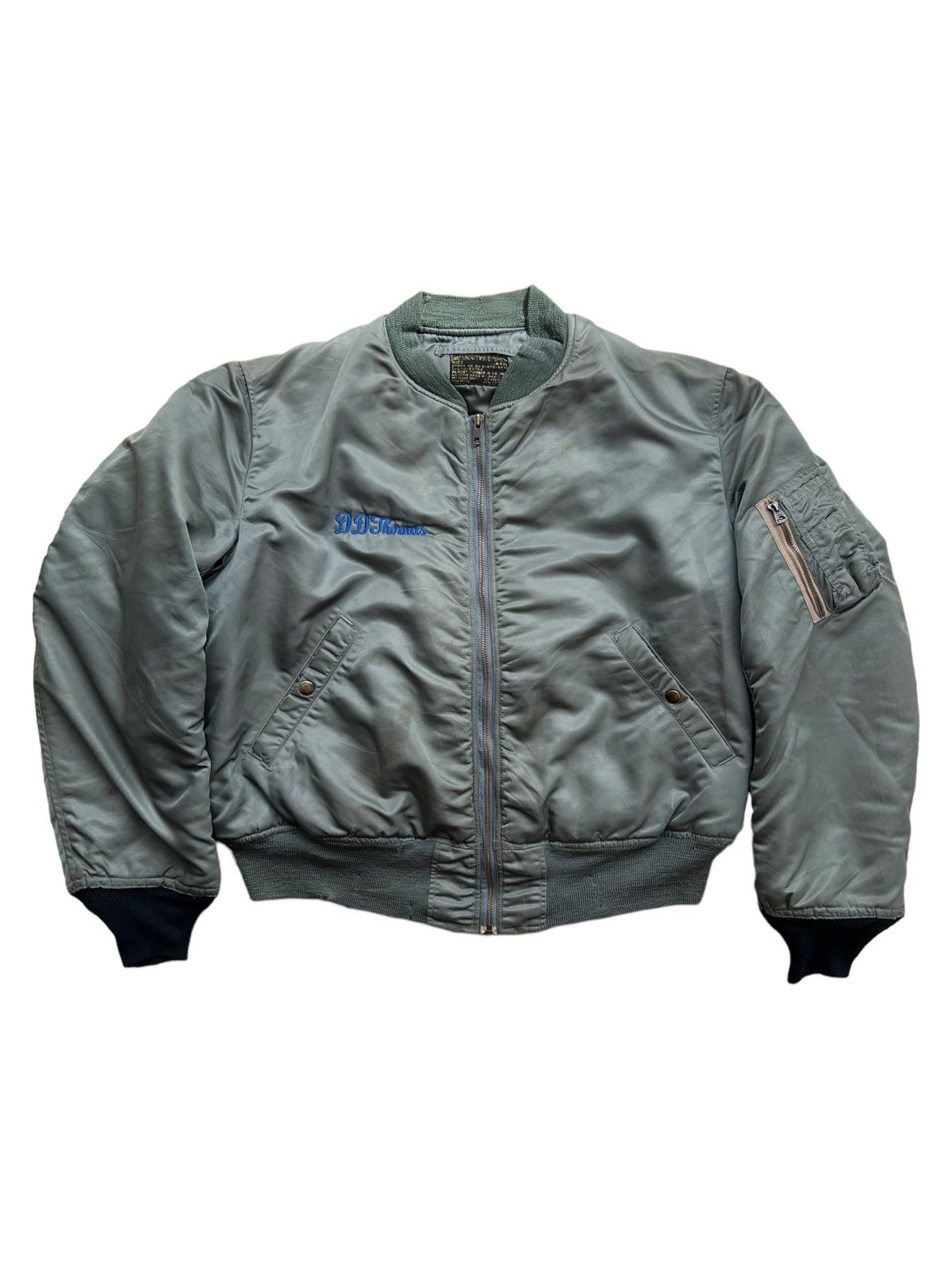 Other VERY RARE VINTAGE JACKET FLIGHT BOMBER MA 1 ALBER TURNER Size US L / EU 52-54 / 3 - 1 Thumbnail