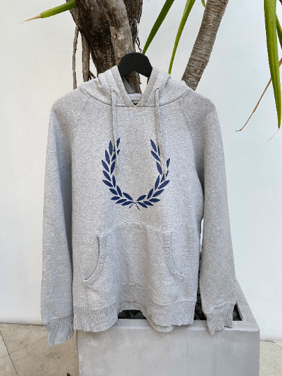 Fred Perry VERY RARE HOODIE FRED PERRY BIG LOGO Size US S / EU 44-46 / 1 - 1 Thumbnail