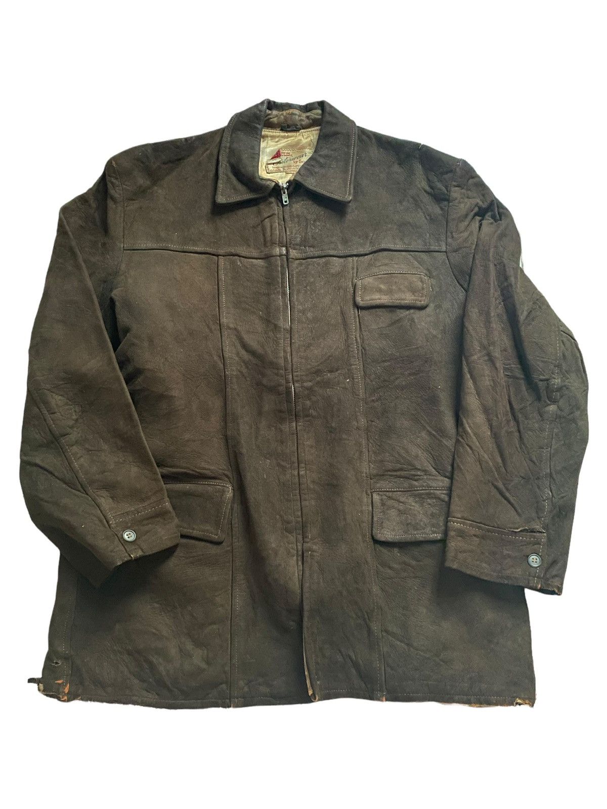 VERY RARE VINTAGE JACKET HERCULES BY SEARS SUEDE LEATHER