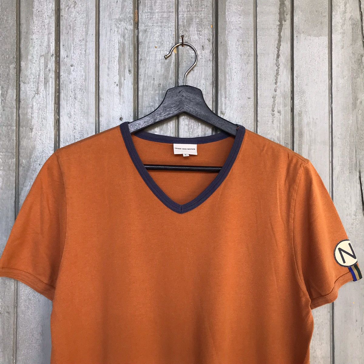 Designer × Dries Van Noten ‼️Rare DRIES VAN NOTEN DESIGNER V NECK TEES Size US L / EU 52-54 / 3 - 5 Thumbnail
