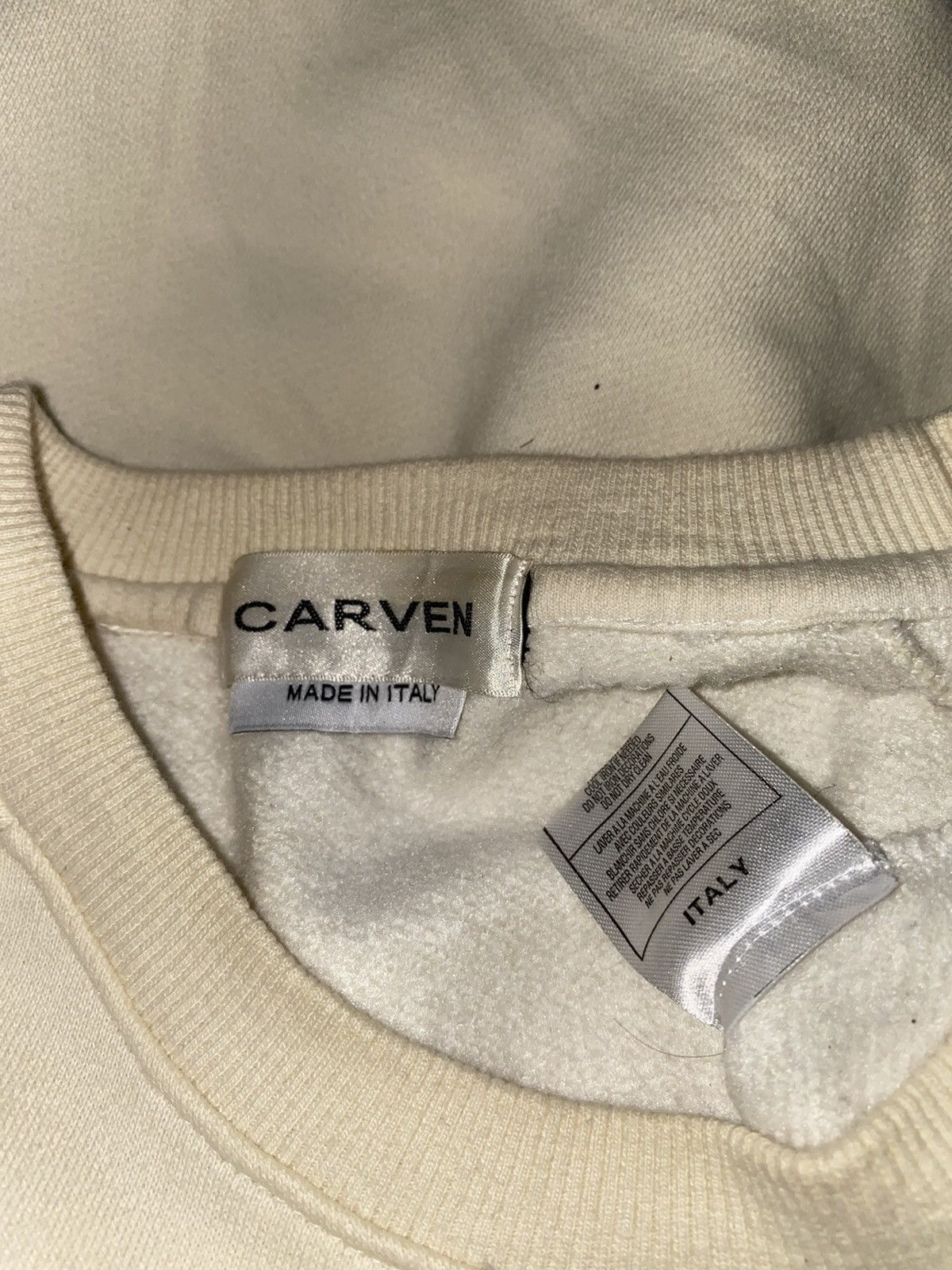 Carven VERY RARE VINTAGE SWEATSHIRTS CARVEN ZEBRA CROSS ART Size US L / EU 52-54 / 3 - 3 Thumbnail