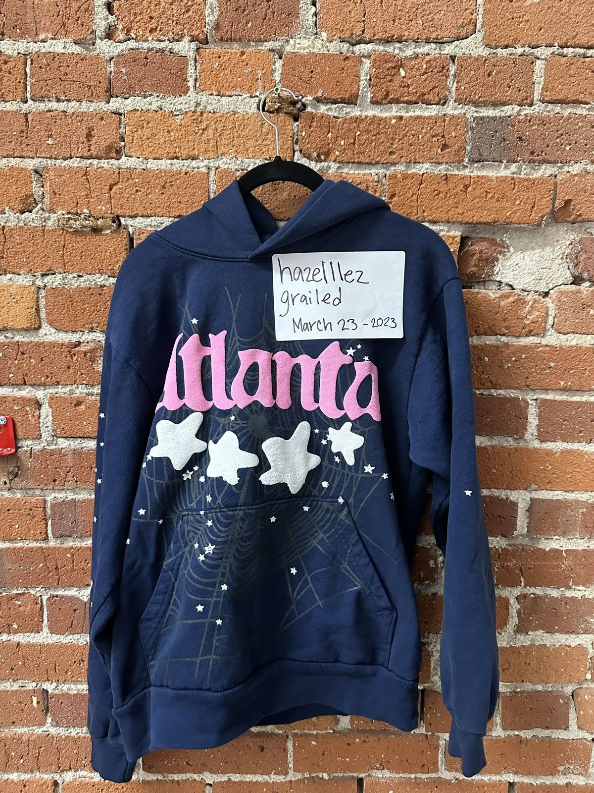 Sp5der Sp5der Atlanta hoodie Navy spider worldwide websuit Size US S / EU 44-46 / 1 - 2 Thumbnail