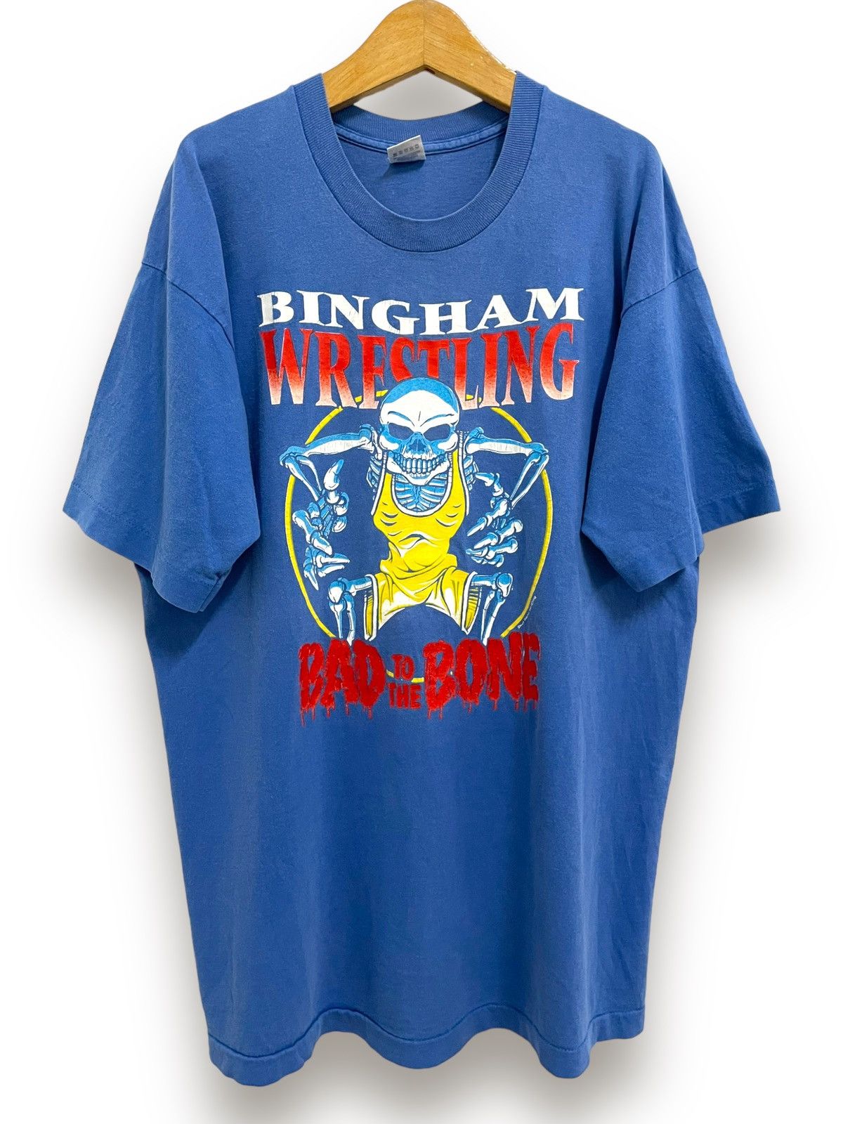Band Tees × Fruit Of The Loom × Vintage Wrestling Bad To The Bone 