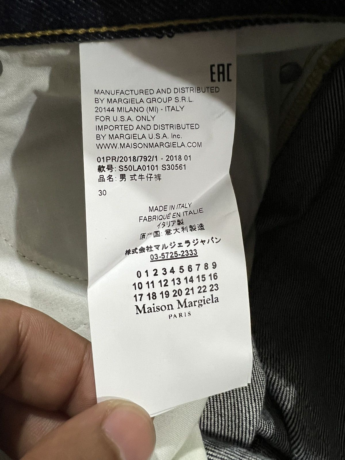 Maison Margiela ARCHIVE🔥2018 Maison Margiela Stereotype 5 Pocket Denim Size US 30 / EU 46 - 9 Thumbnail