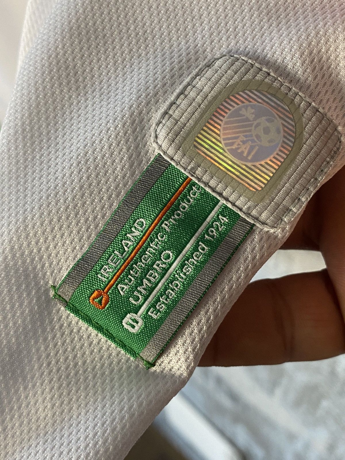 Umbro 2002 2003 Umbro Ireland National Vintage Away Soccer Jersey Size US L / EU 52-54 / 3 - 6 Thumbnail