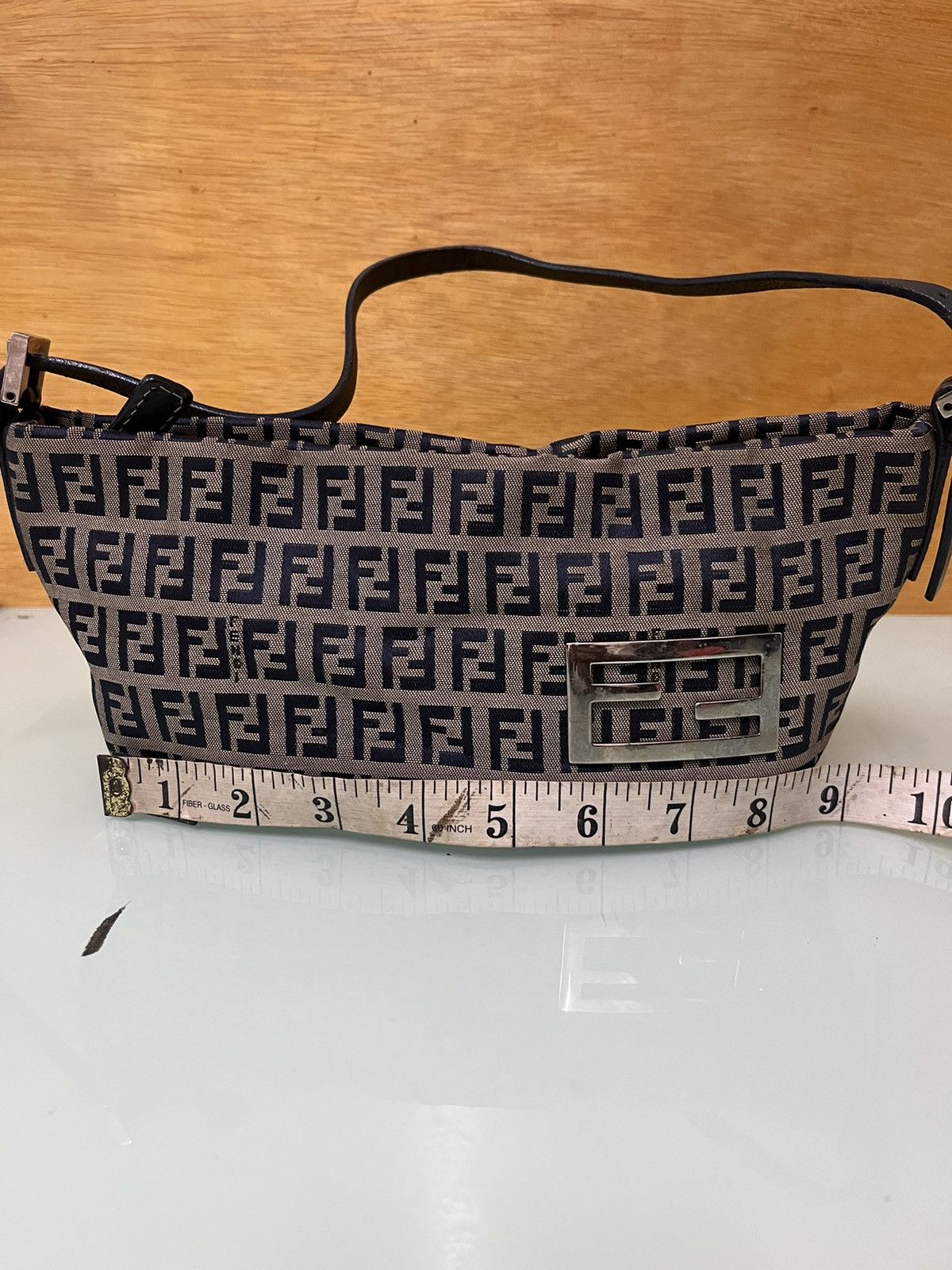 Fendi Authentic FENDI Zucchino Pochette Bag Size ONE SIZE - 15 Thumbnail