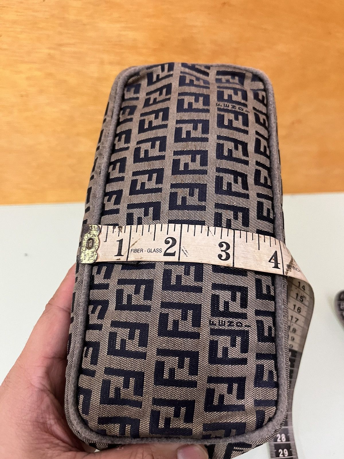 Fendi Authentic FENDI Zucchino Pochette Bag Size ONE SIZE - 17 Thumbnail