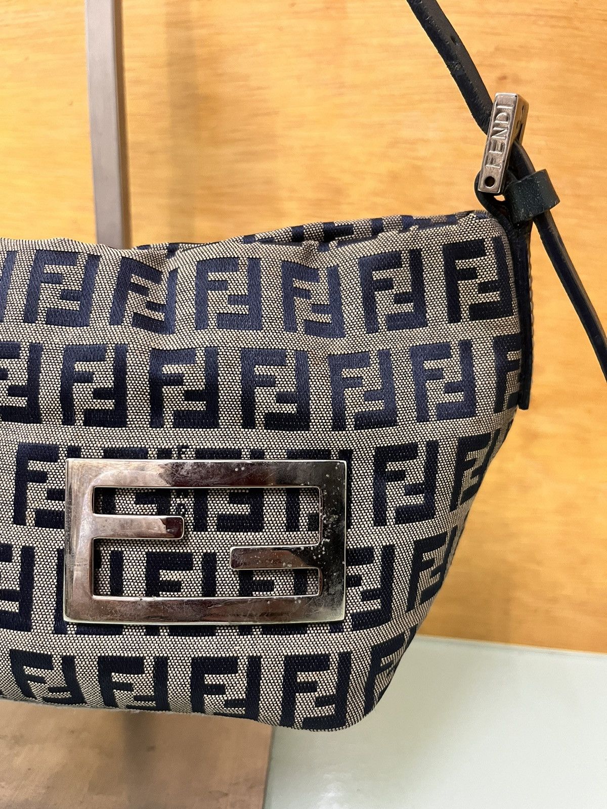 Fendi Authentic FENDI Zucchino Pochette Bag Size ONE SIZE - 3 Thumbnail