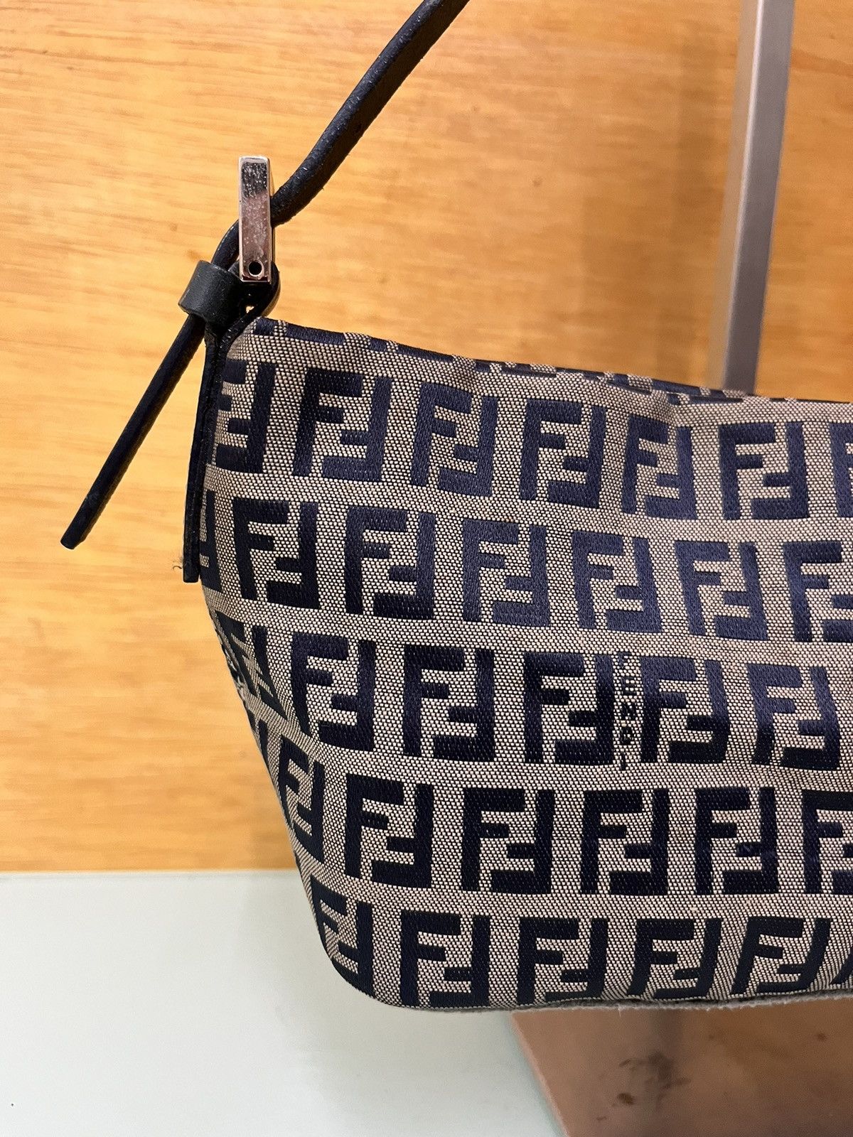 Fendi Authentic FENDI Zucchino Pochette Bag Size ONE SIZE - 4 Thumbnail