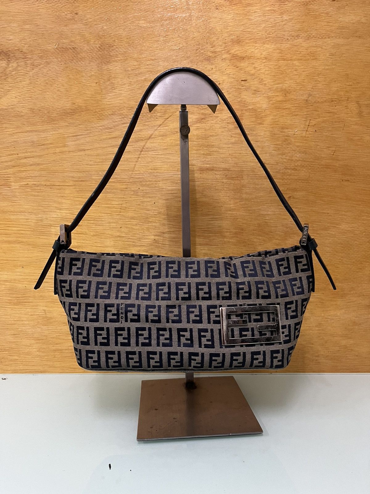 Fendi Authentic FENDI Zucchino Pochette Bag Size ONE SIZE - 1 Thumbnail