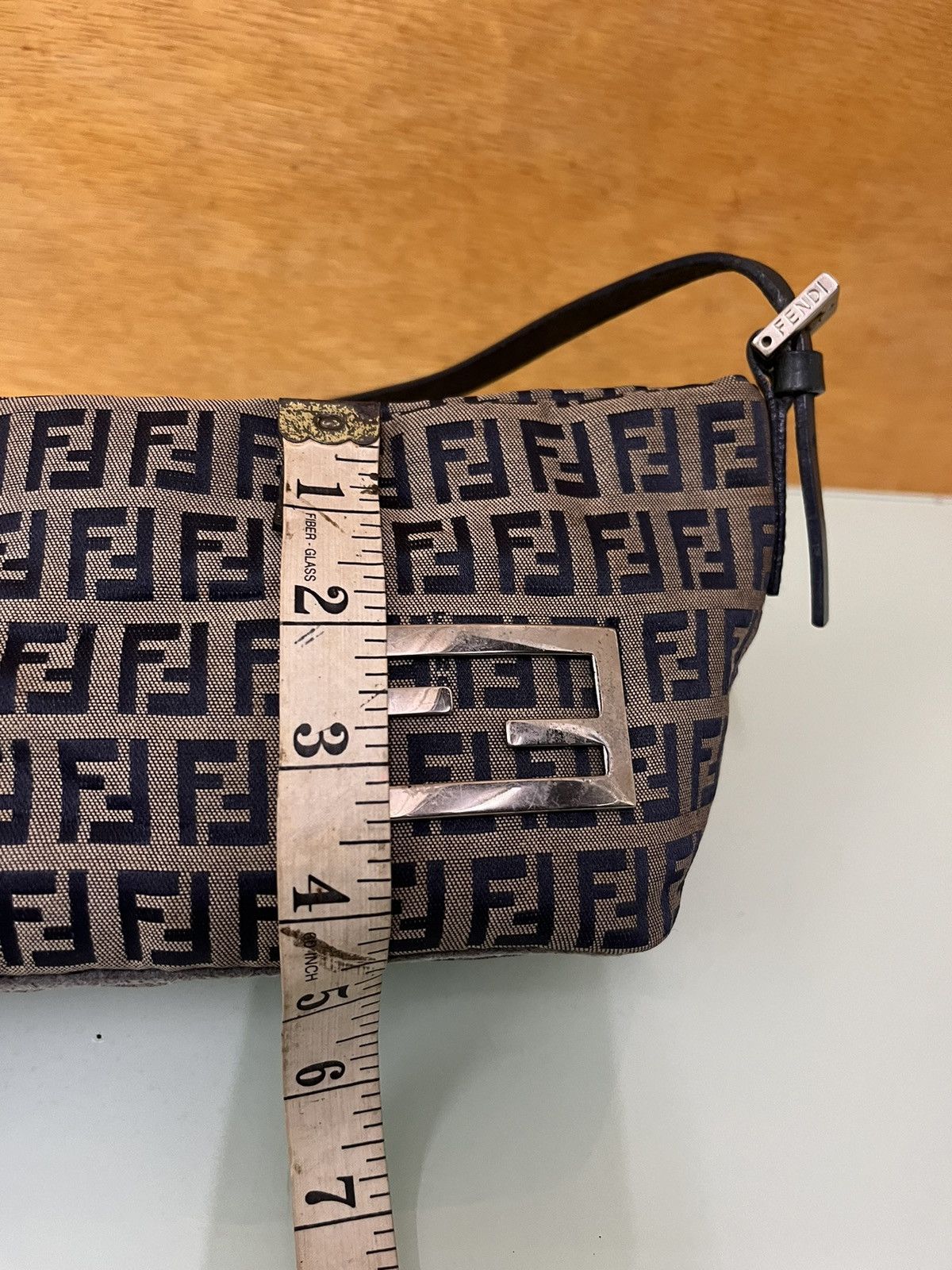 Fendi Authentic FENDI Zucchino Pochette Bag Size ONE SIZE - 16 Thumbnail